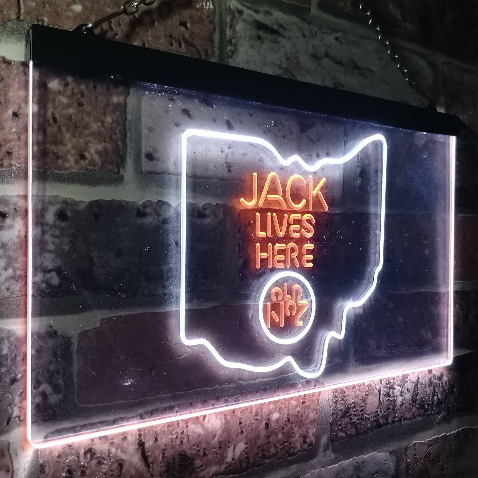 Ohio Jack Lives Here Neon LED Sign