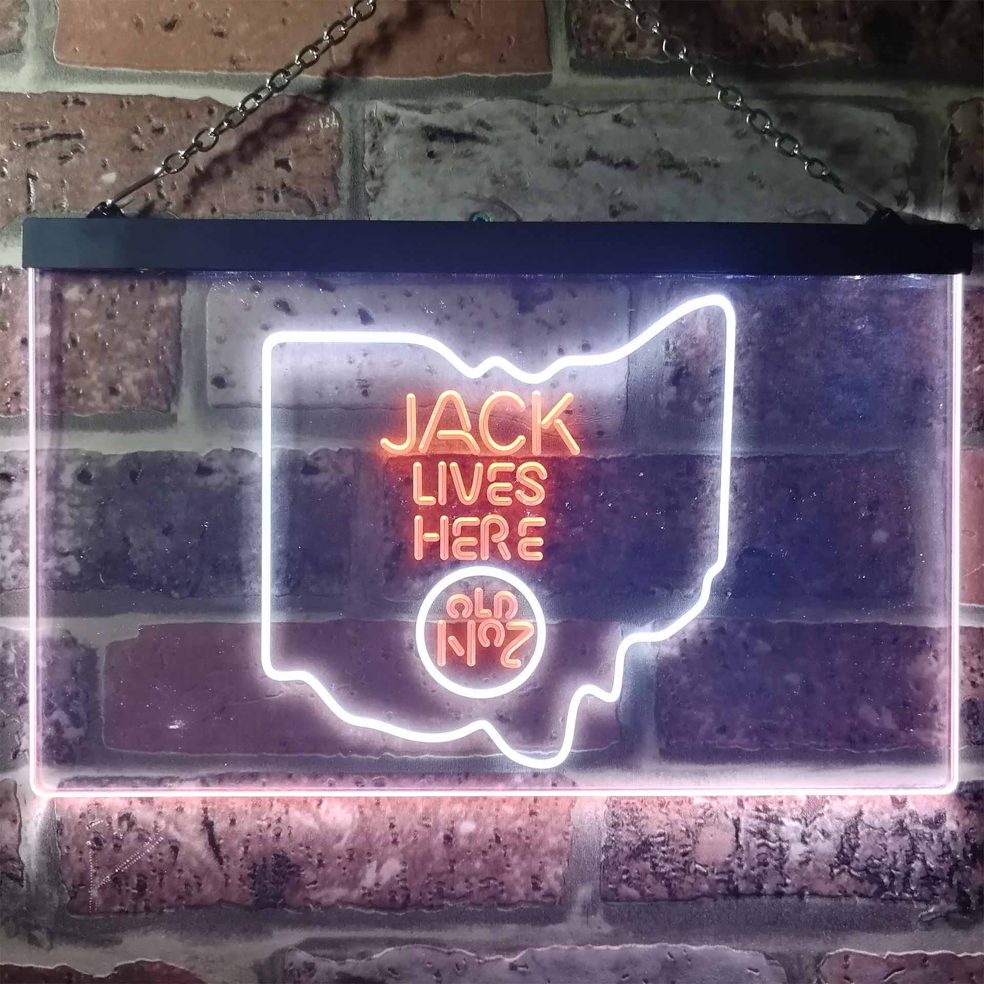 Ohio Jack Lives Here Neon LED Sign