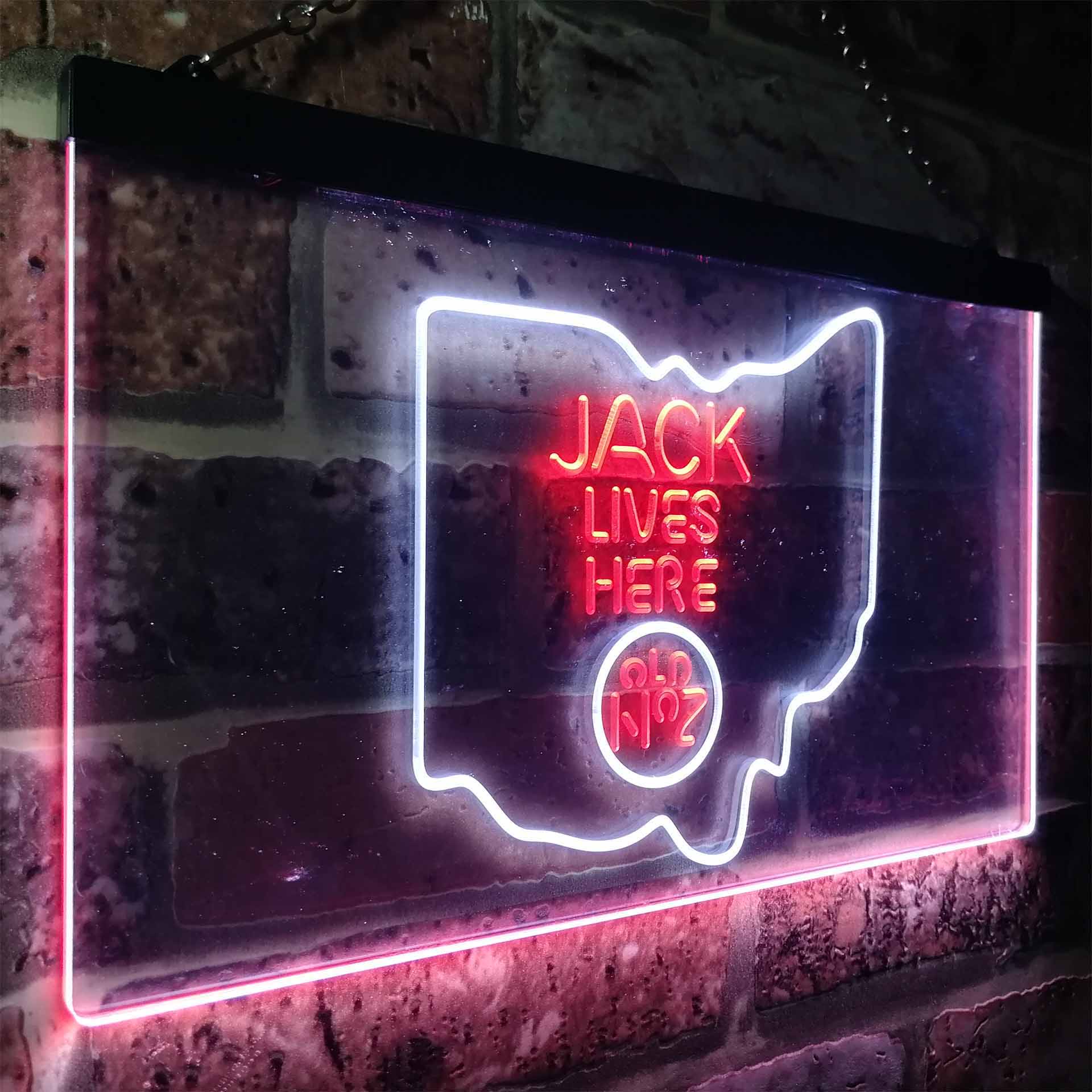 Ohio Jack Lives Here Neon LED Sign