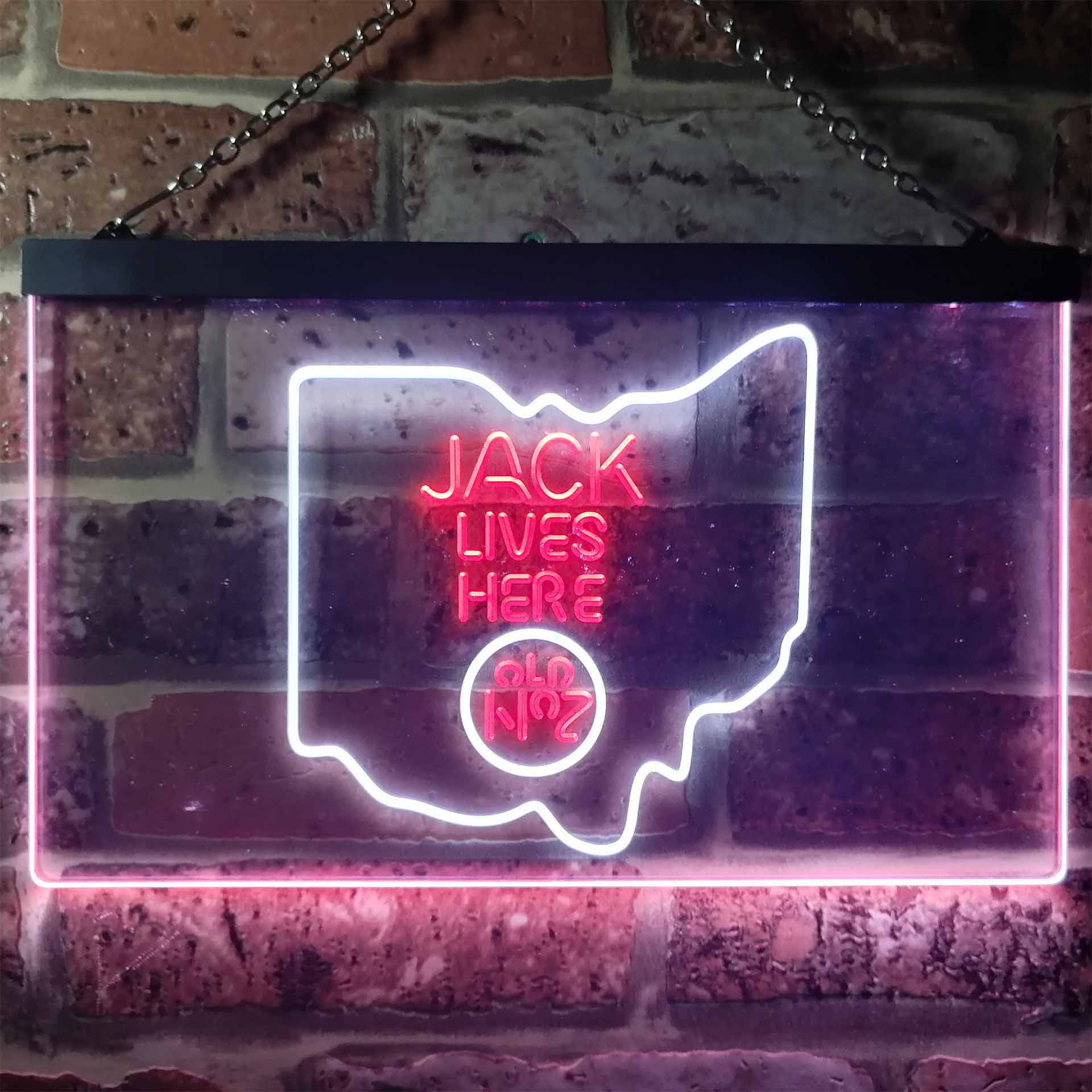 Ohio Jack Lives Here Neon LED Sign