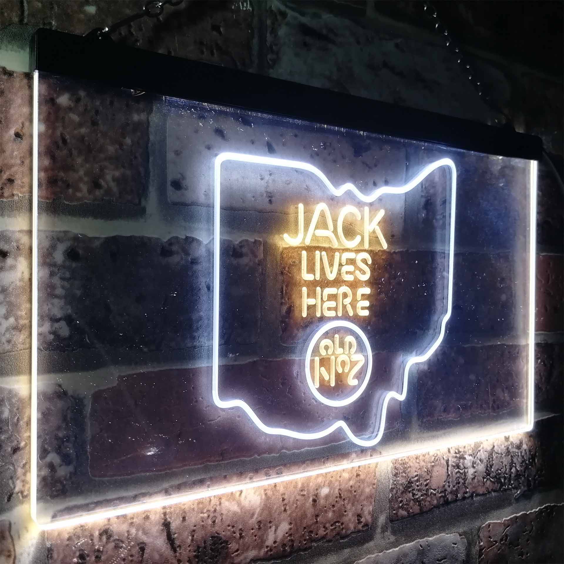 Ohio Jack Lives Here Neon LED Sign