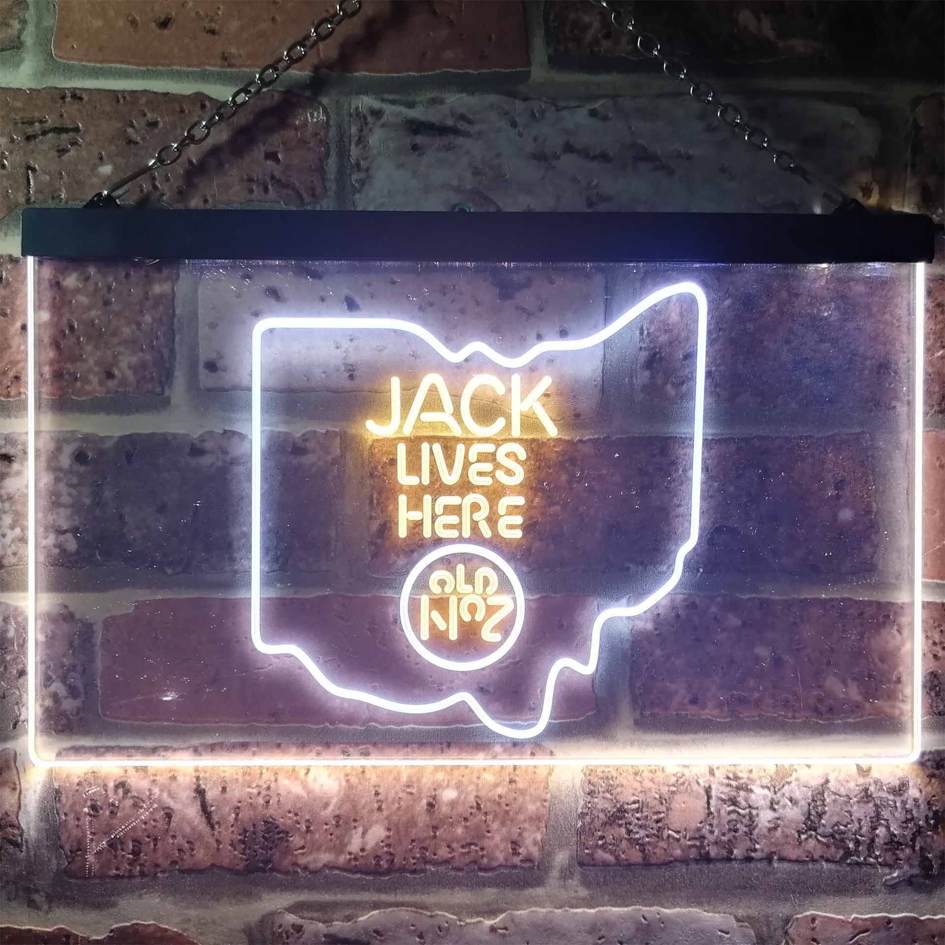 Ohio Jack Lives Here Neon LED Sign