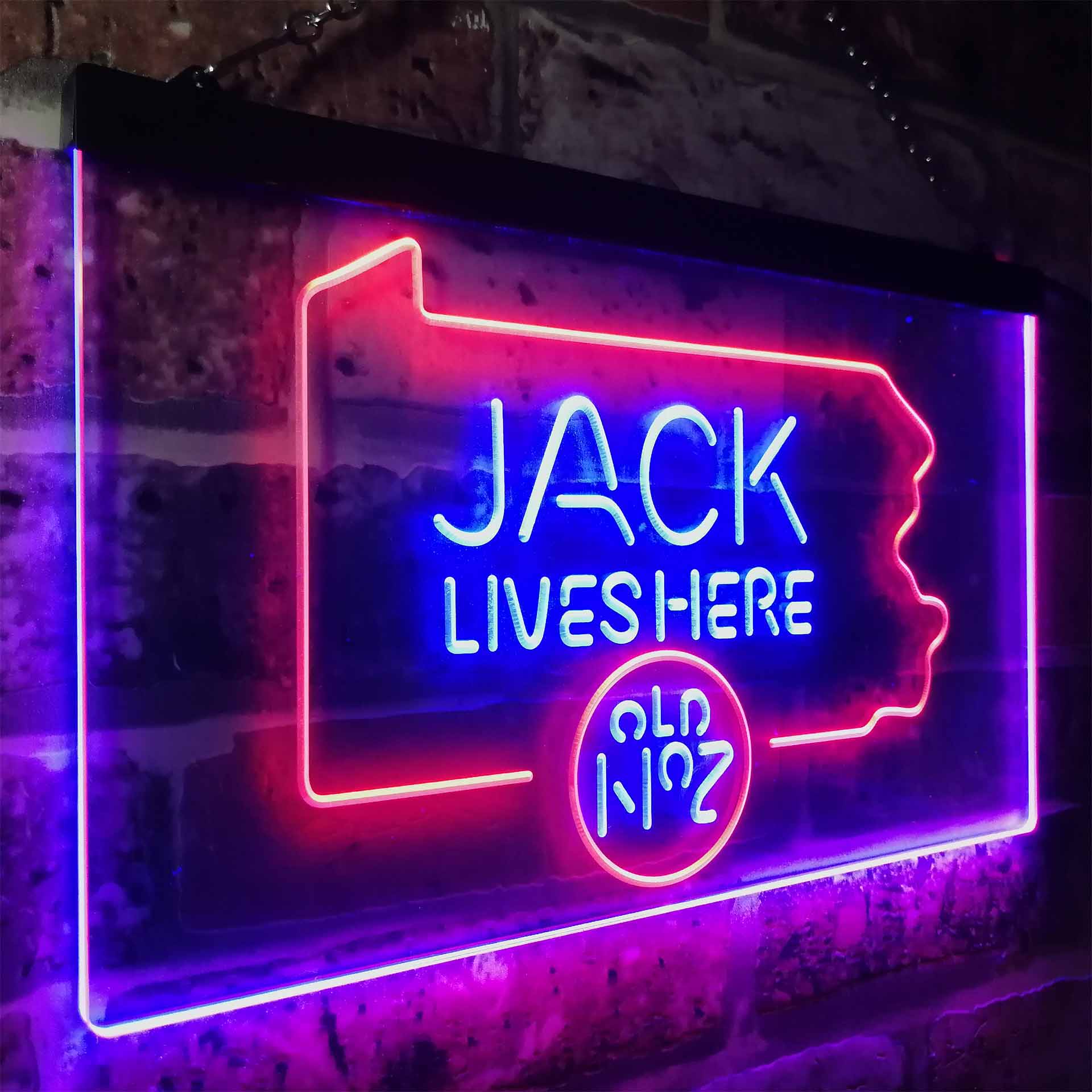 Pennsylvania Jack Lives Here Neon LED Sign