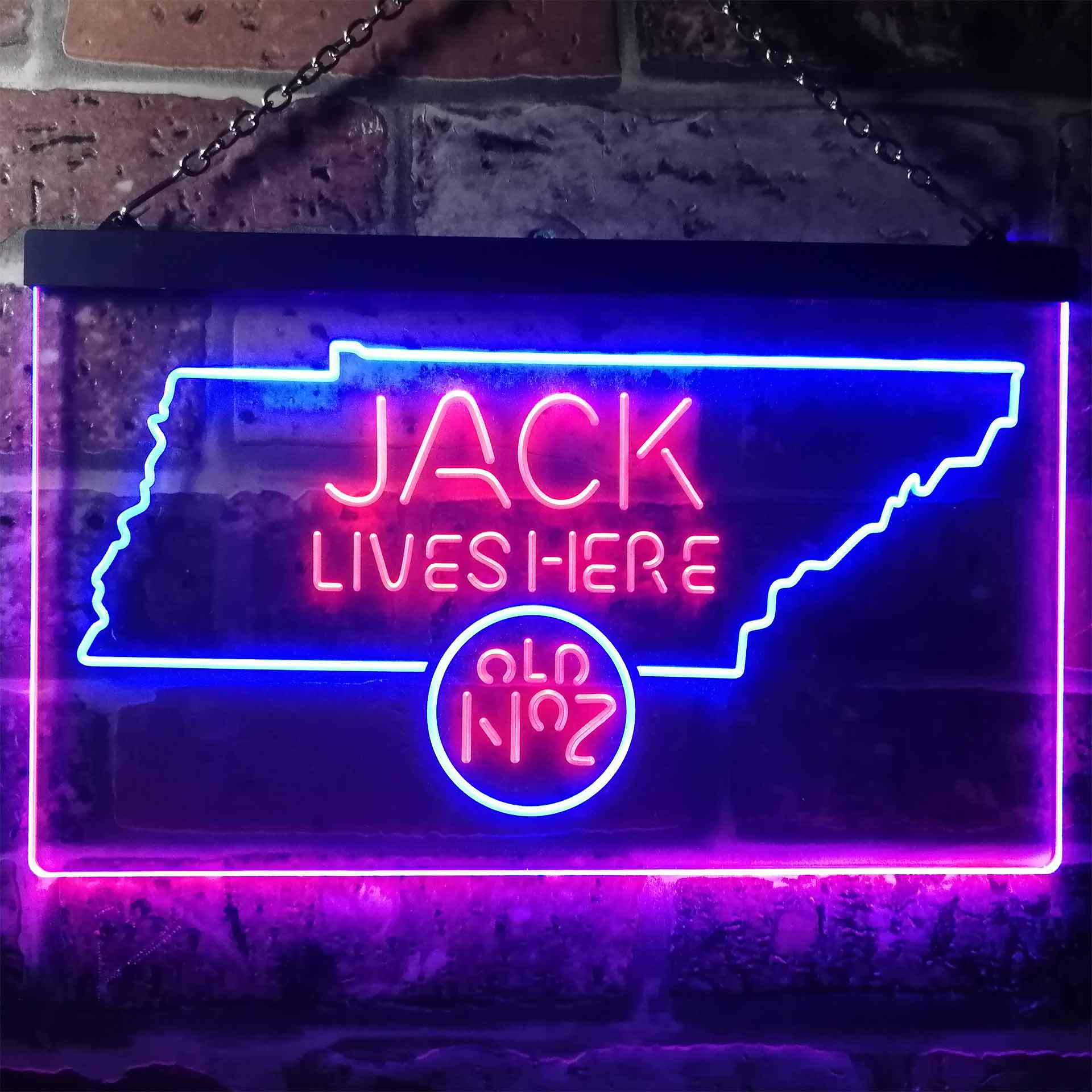 Tennessee Jack Lives Here Neon LED Sign
