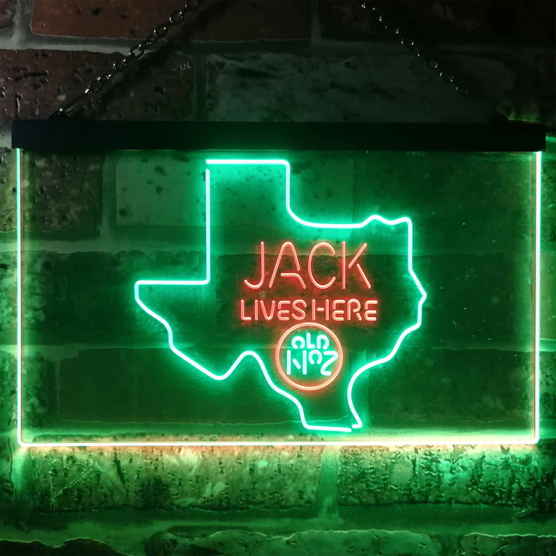 Texas Jack Lives Here Man Cave Led Neon Light Decoration Gifts Neon LED Sign