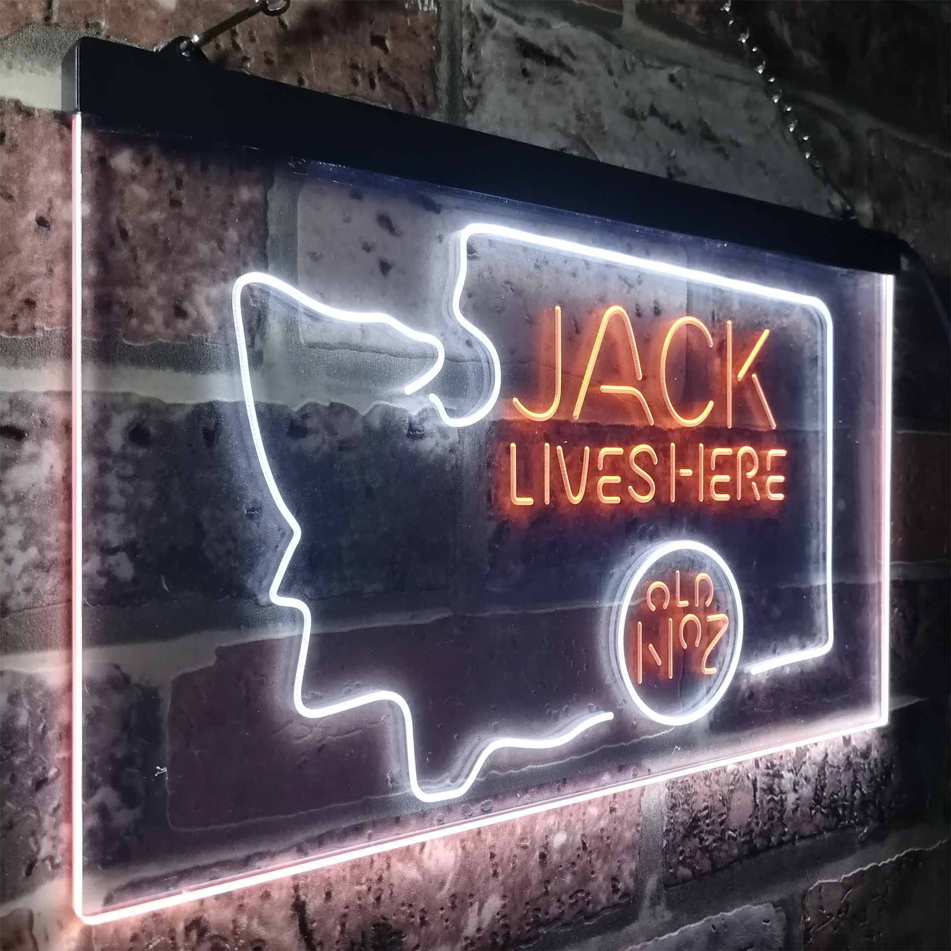 Washington Jack Lives Here Neon LED Sign