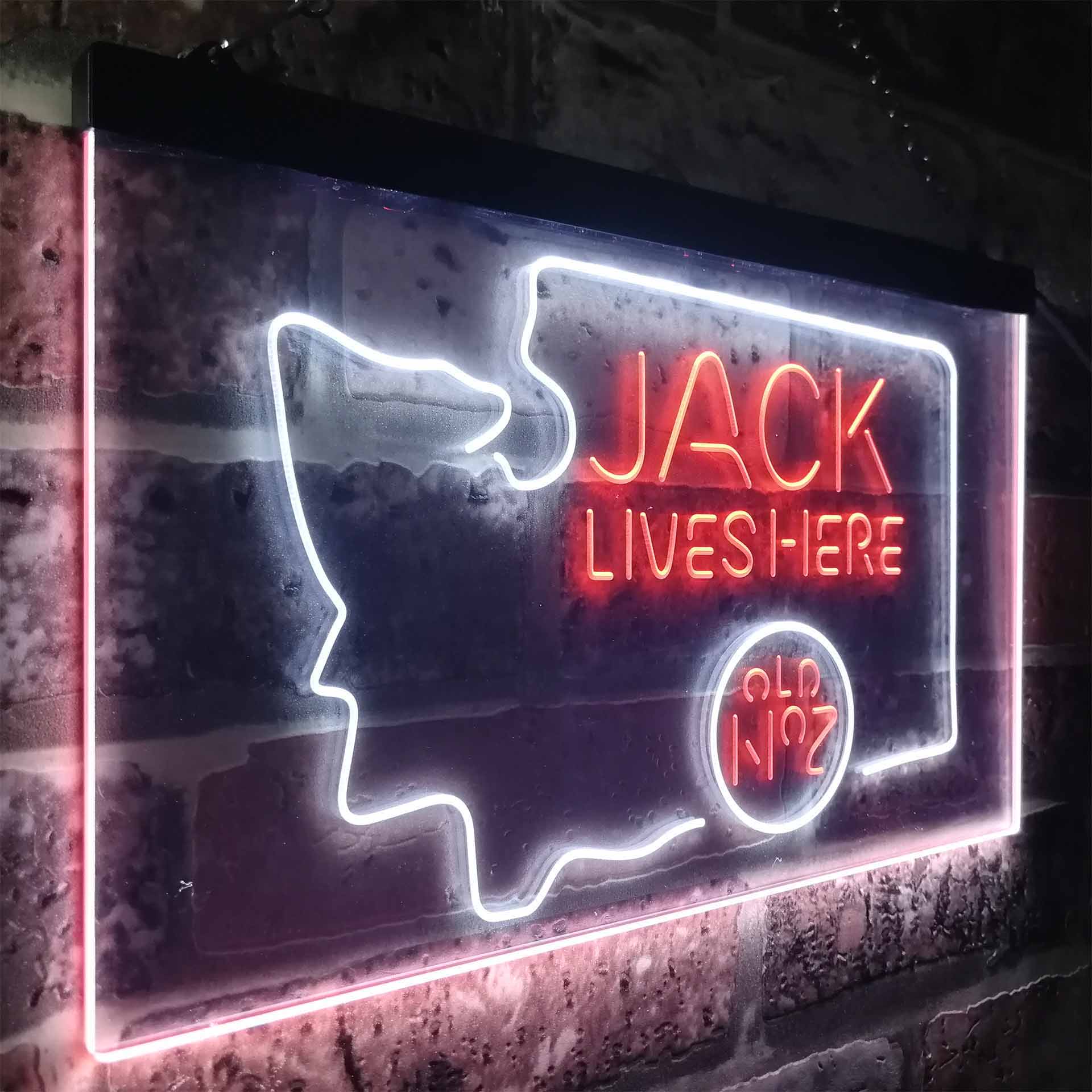 Washington Jack Lives Here Neon LED Sign