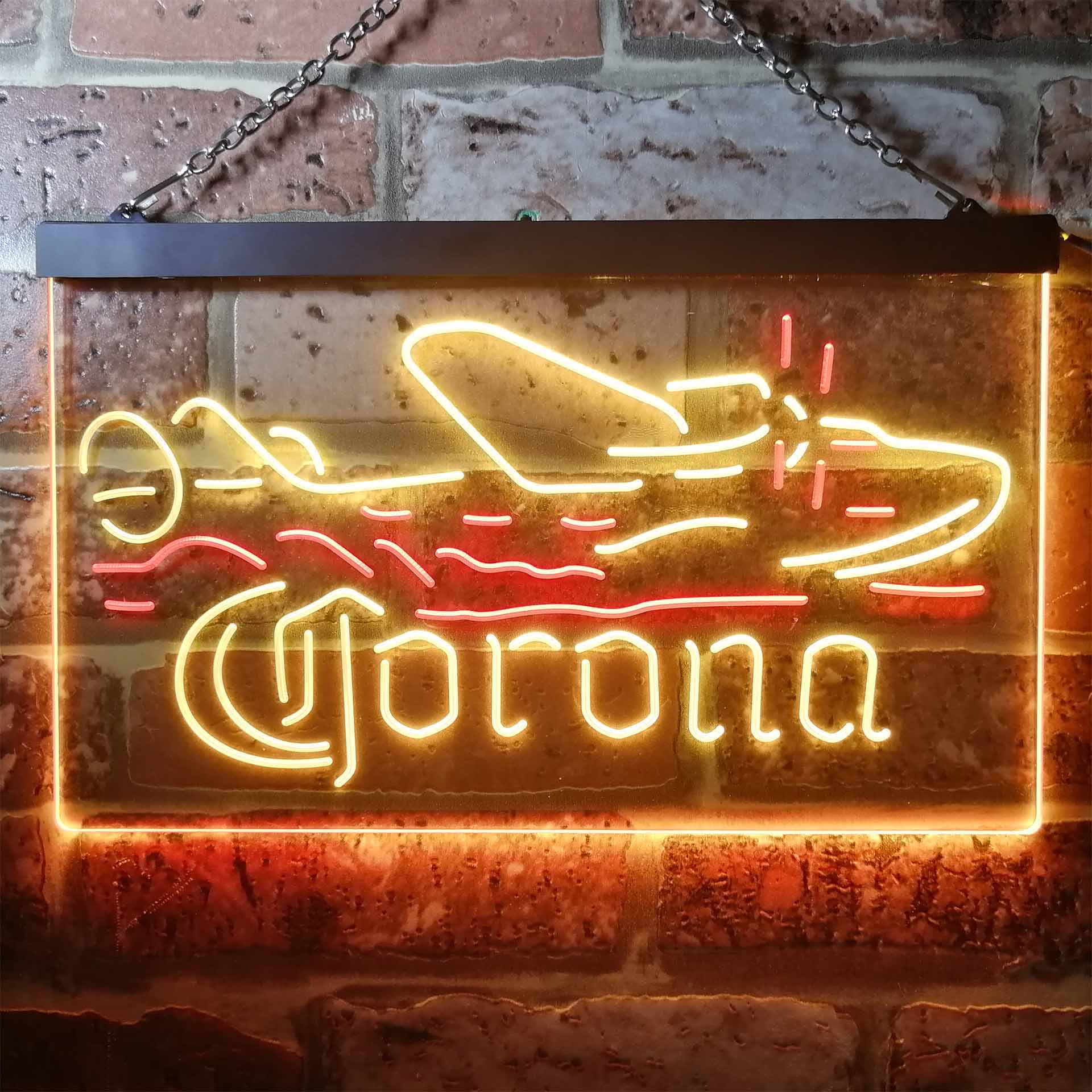 Corona Seaplane Hydroplane Neon LED Sign