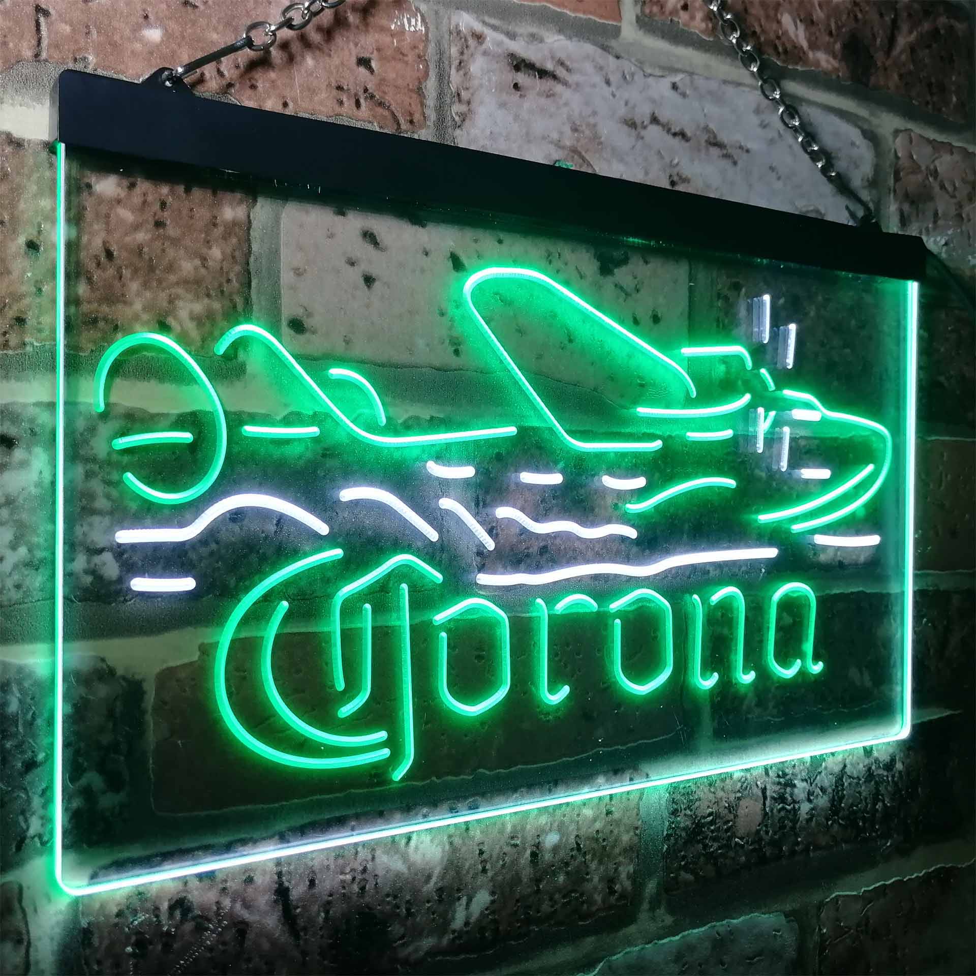 Corona Seaplane Hydroplane Neon LED Sign