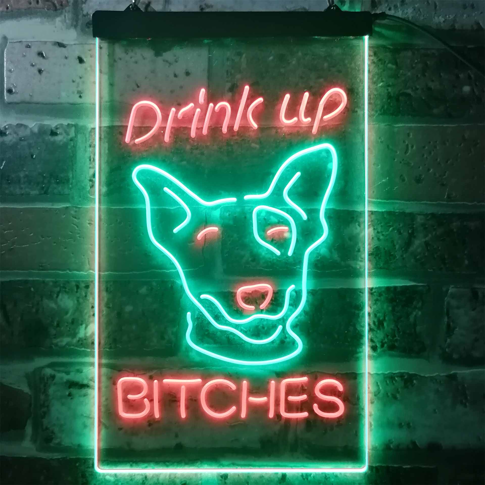 Bud Light Drink Up Mackenzie Neon LED Sign