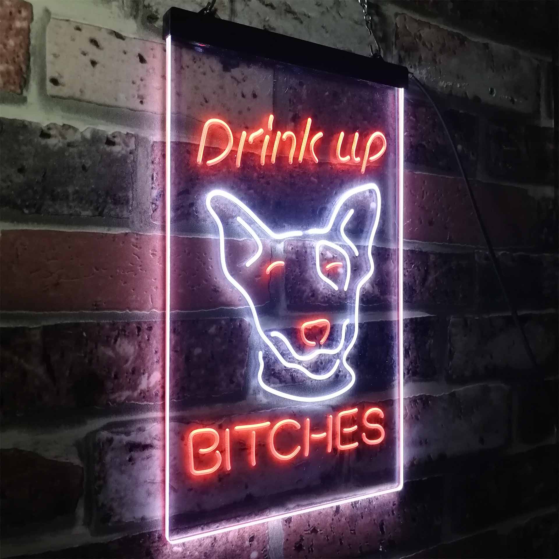 Bud Light Drink Up Mackenzie Neon LED Sign