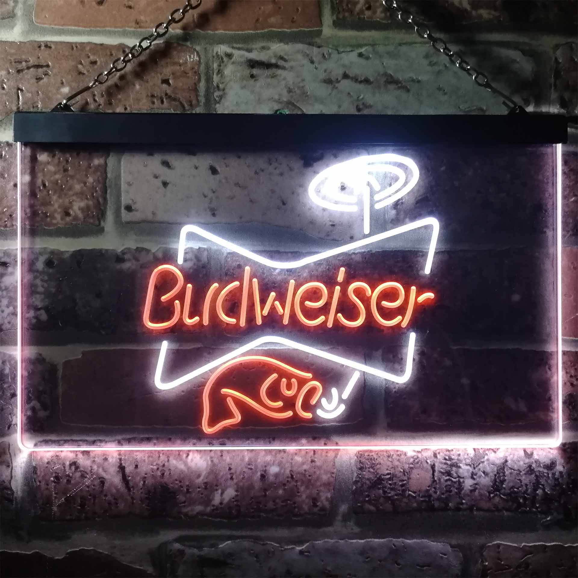 Budweiser Fish Neon LED Sign