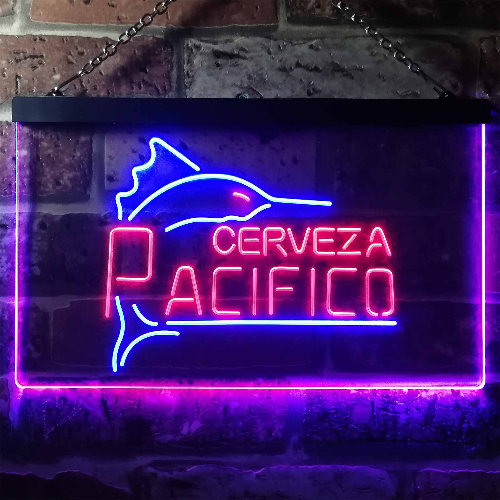 Cerveza Pacifico Large Marlin Neon Sign - LED LAB CAVE