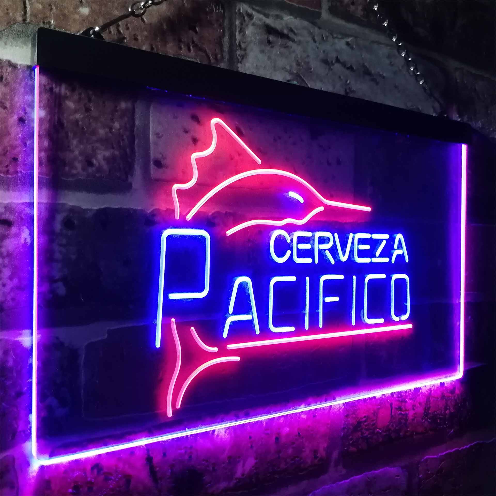 Cerveza Pacifico Large Marlin Neon Sign - LED LAB CAVE