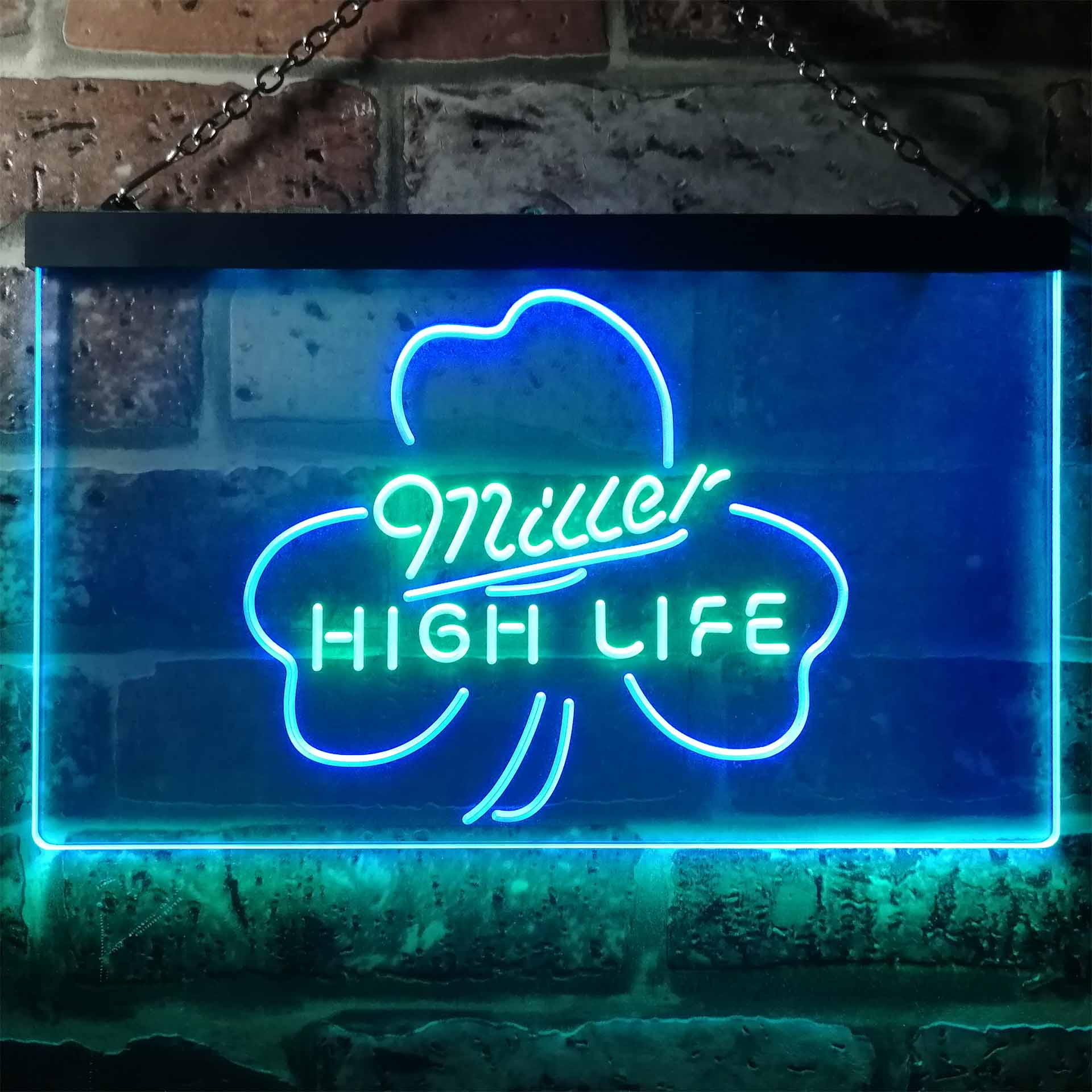 Miller High Life Shamrock Neon LED Sign