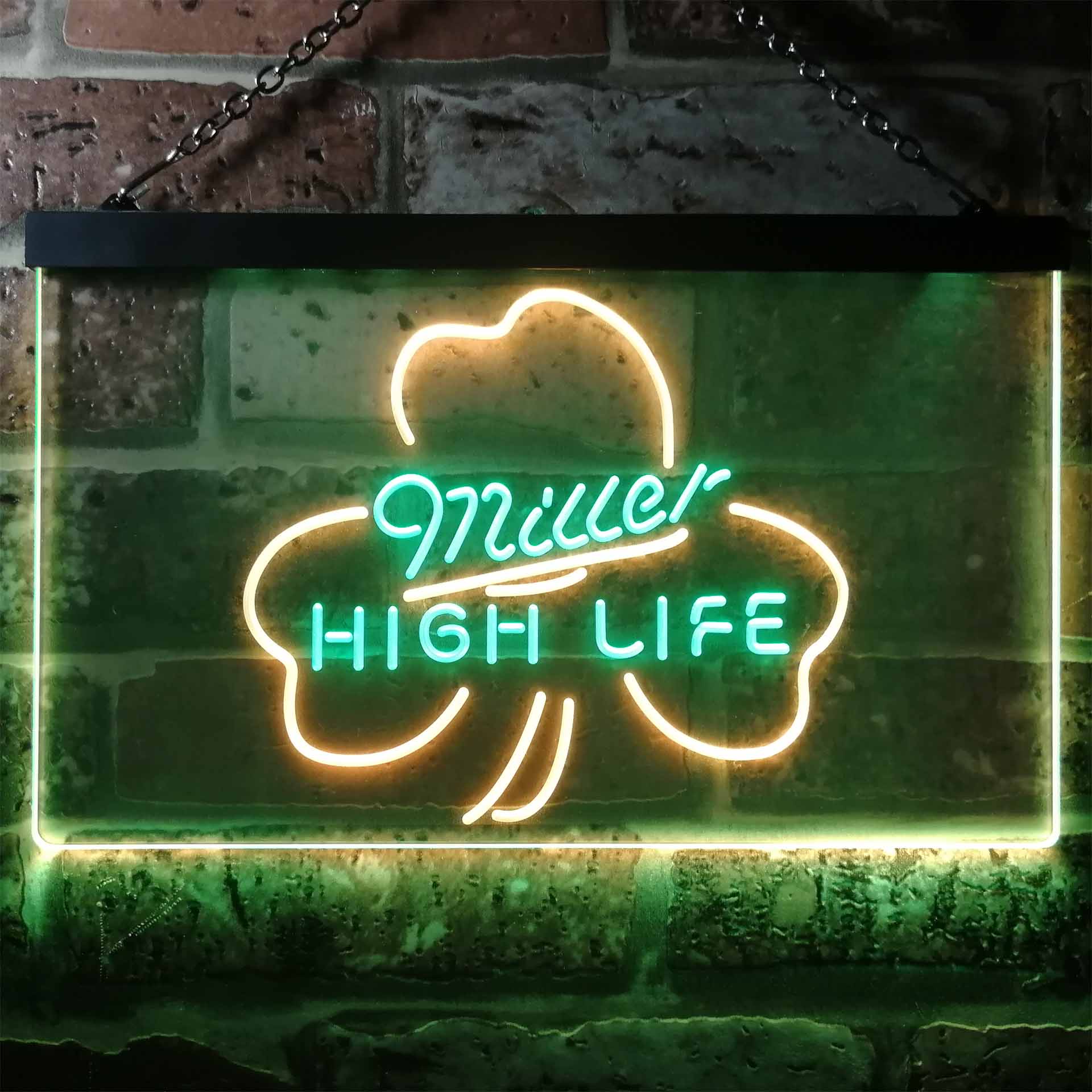 Miller High Life Shamrock Neon LED Sign