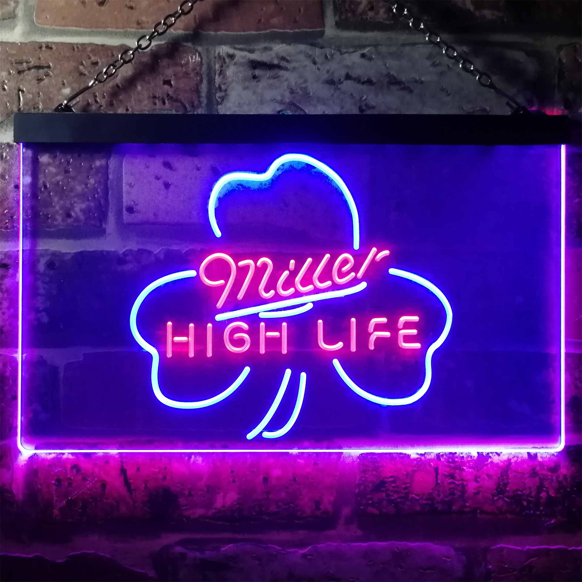 Miller High Life Shamrock Neon LED Sign