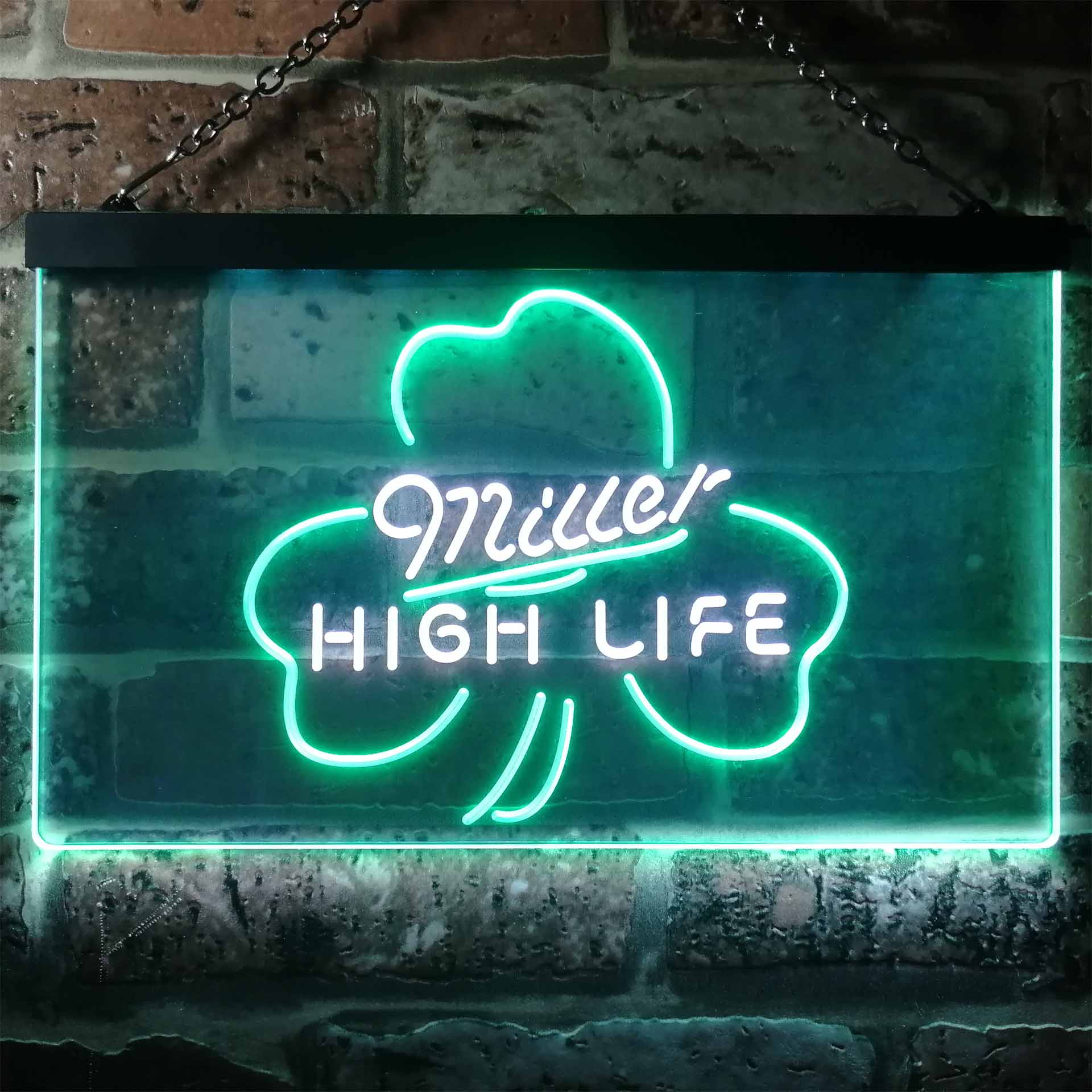 Miller High Life Shamrock Neon LED Sign