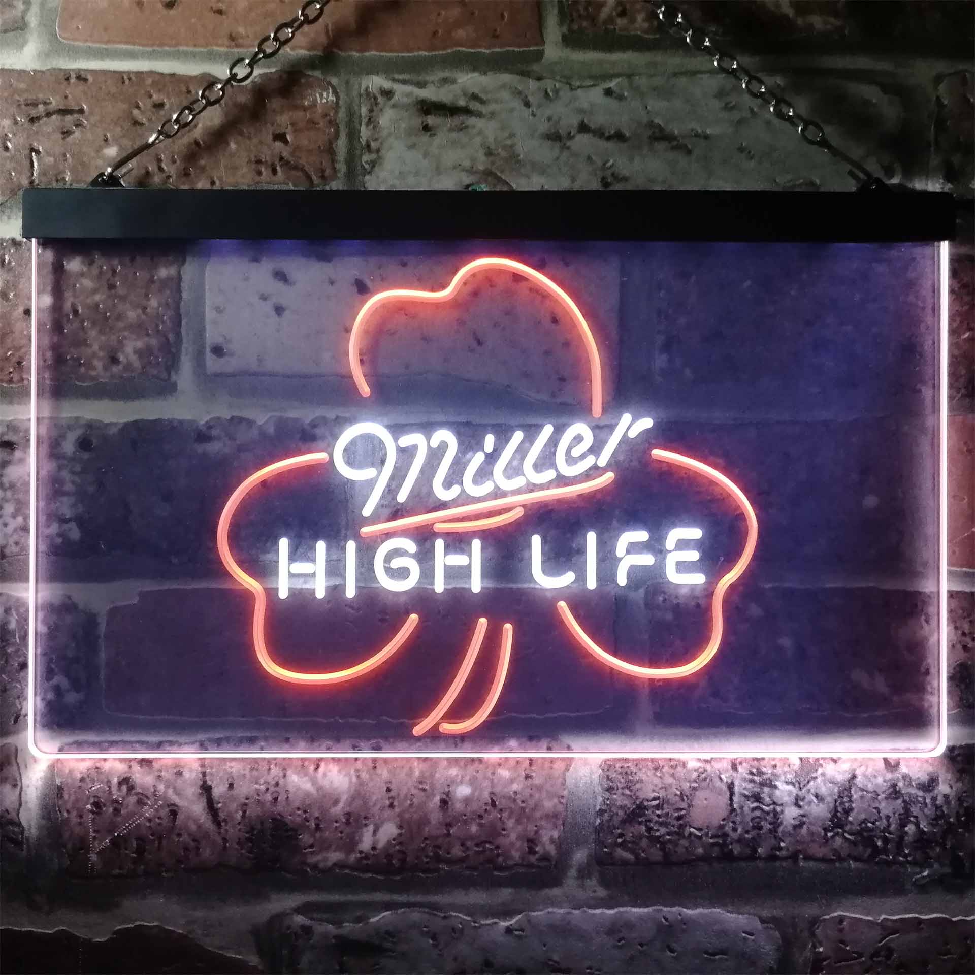 Miller High Life Shamrock Neon LED Sign