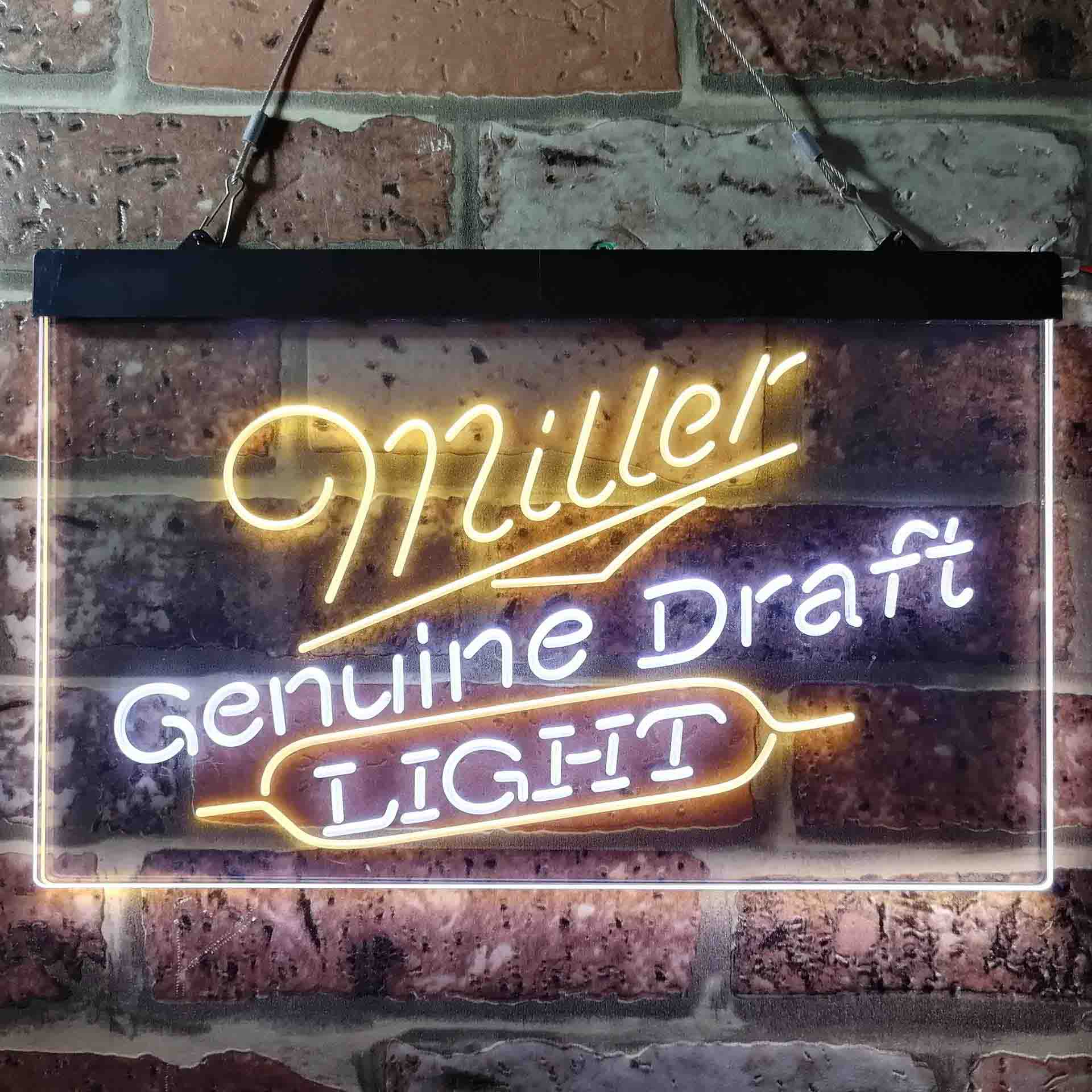 Miller Genuine Draft Light Neon LED Sign