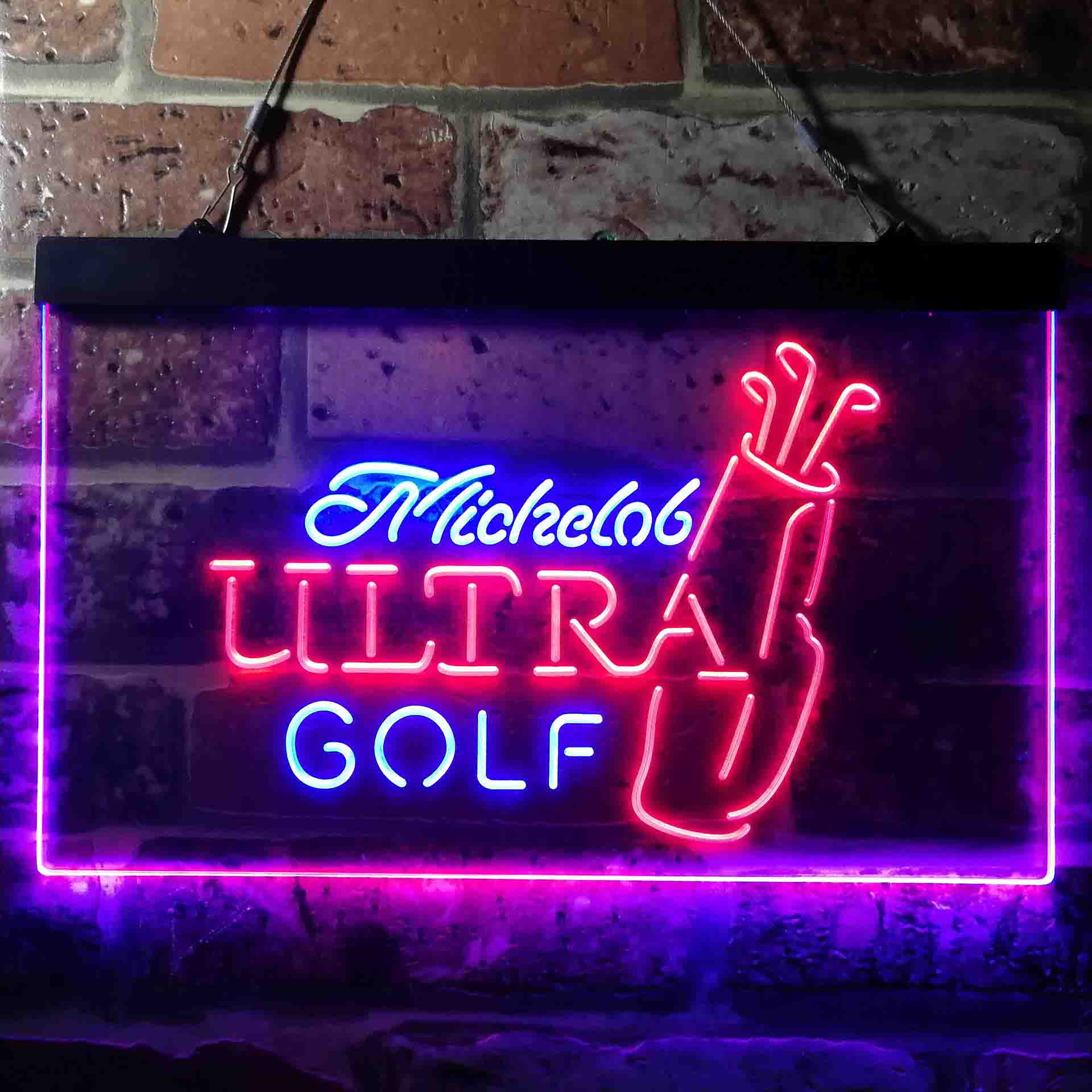 Michelob Ultra Golf Bag Neon LED Sign