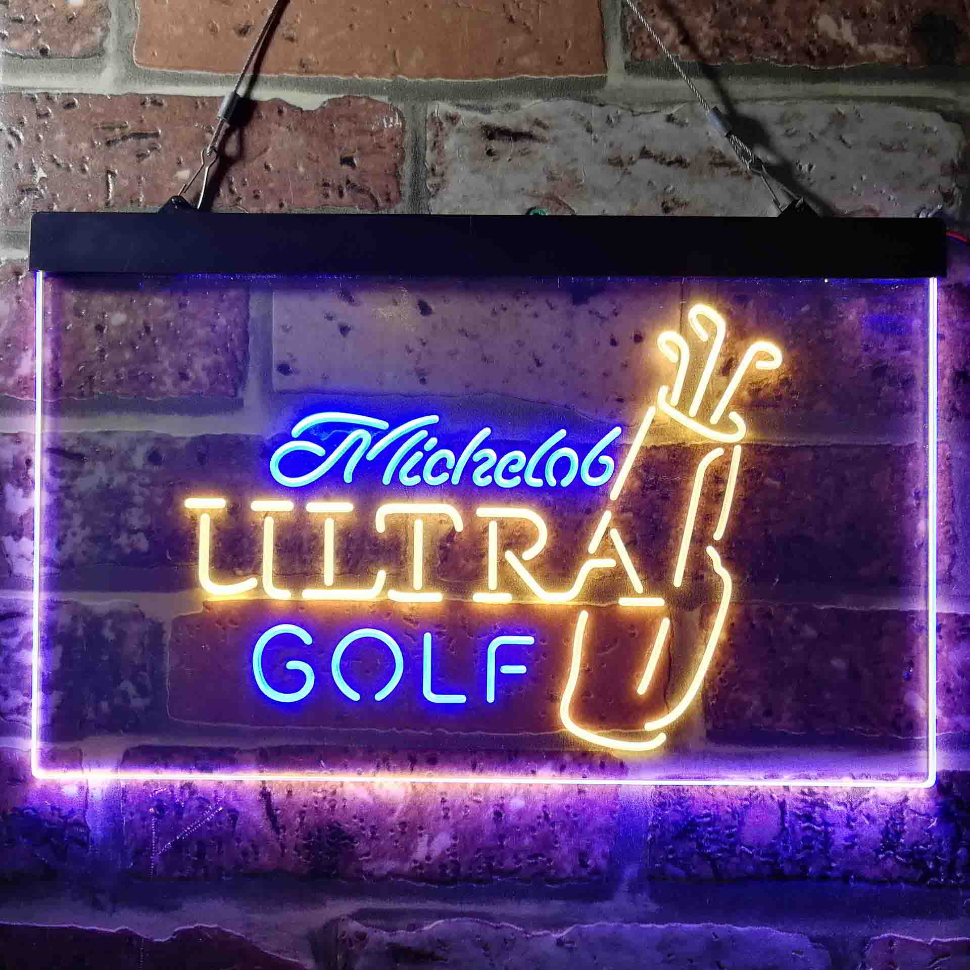 Michelob Ultra Golf Bag Neon LED Sign