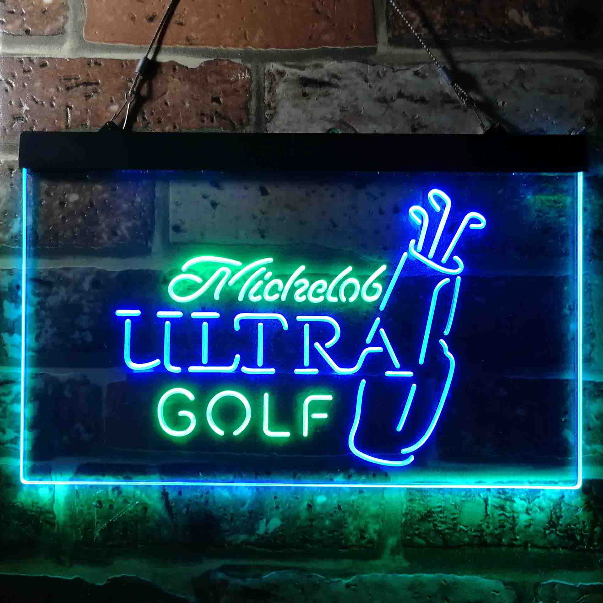 Michelob Ultra Golf Bag Neon LED Sign