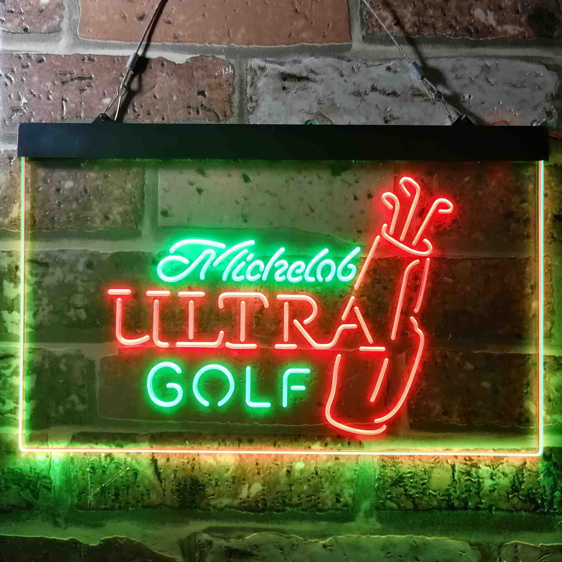 Michelob Ultra Golf Bag Neon LED Sign