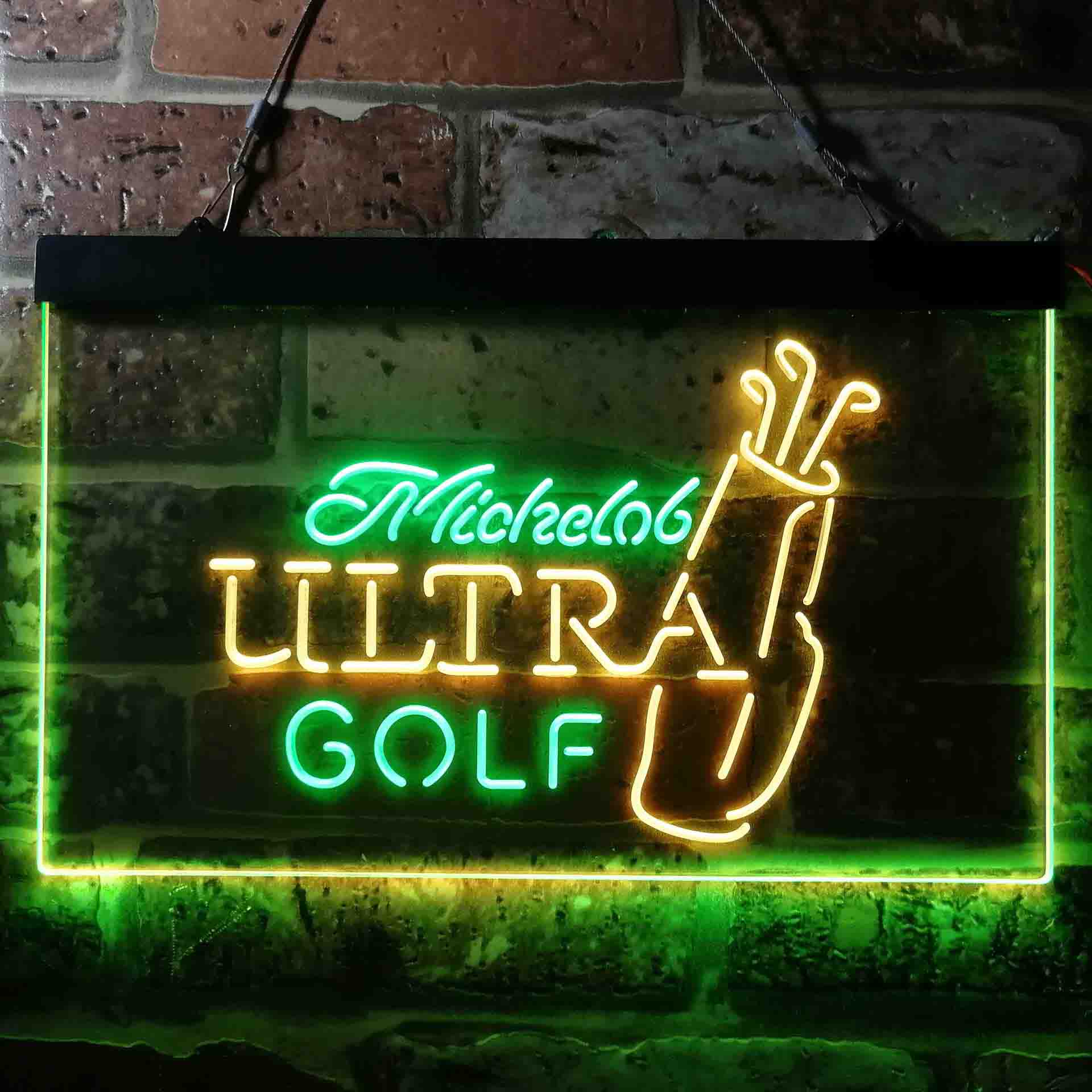 Michelob Ultra Golf Bag Neon LED Sign