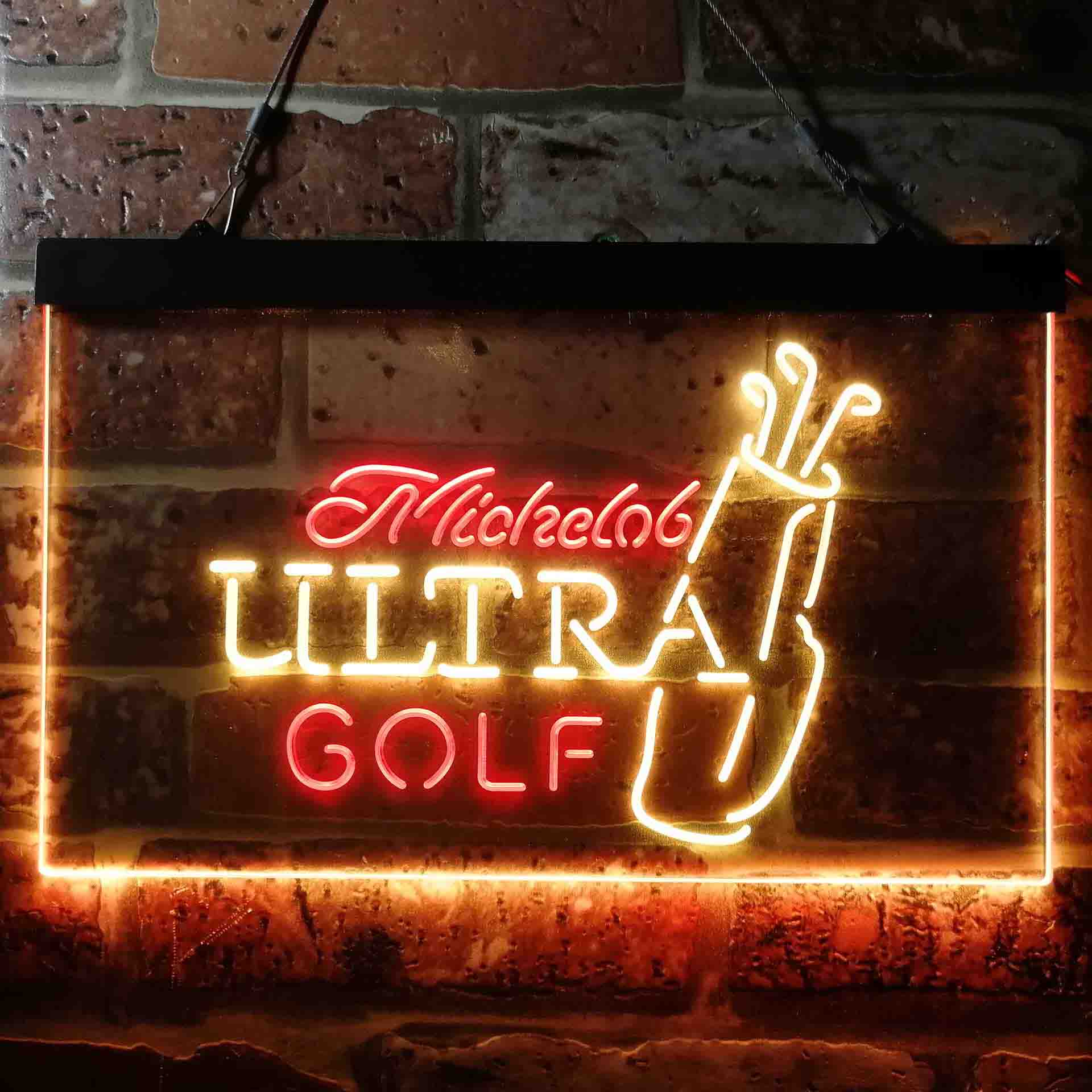 Michelob Ultra Golf Bag Neon LED Sign