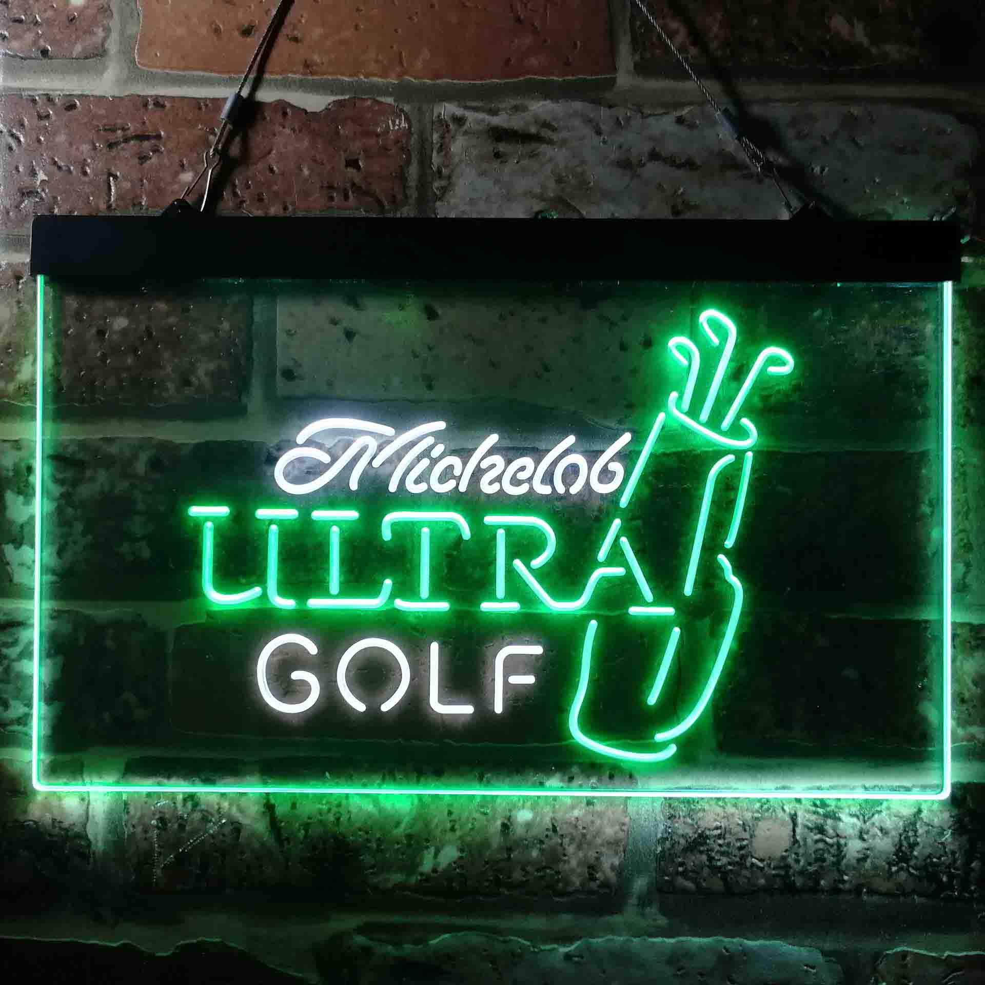 Michelob Ultra Golf Bag Neon LED Sign