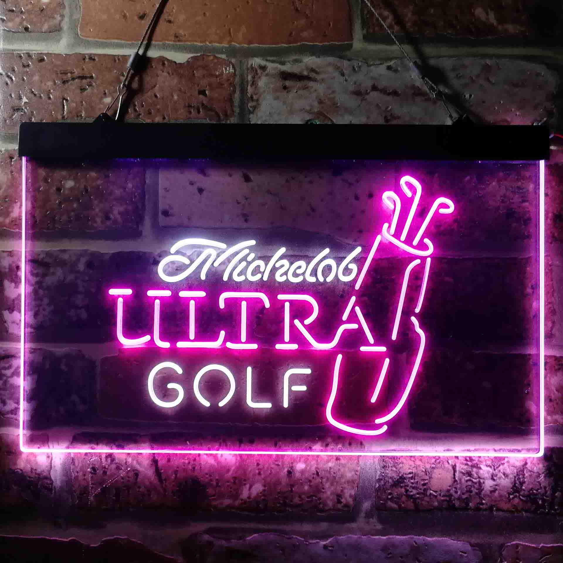 Michelob Ultra Golf Bag Neon LED Sign