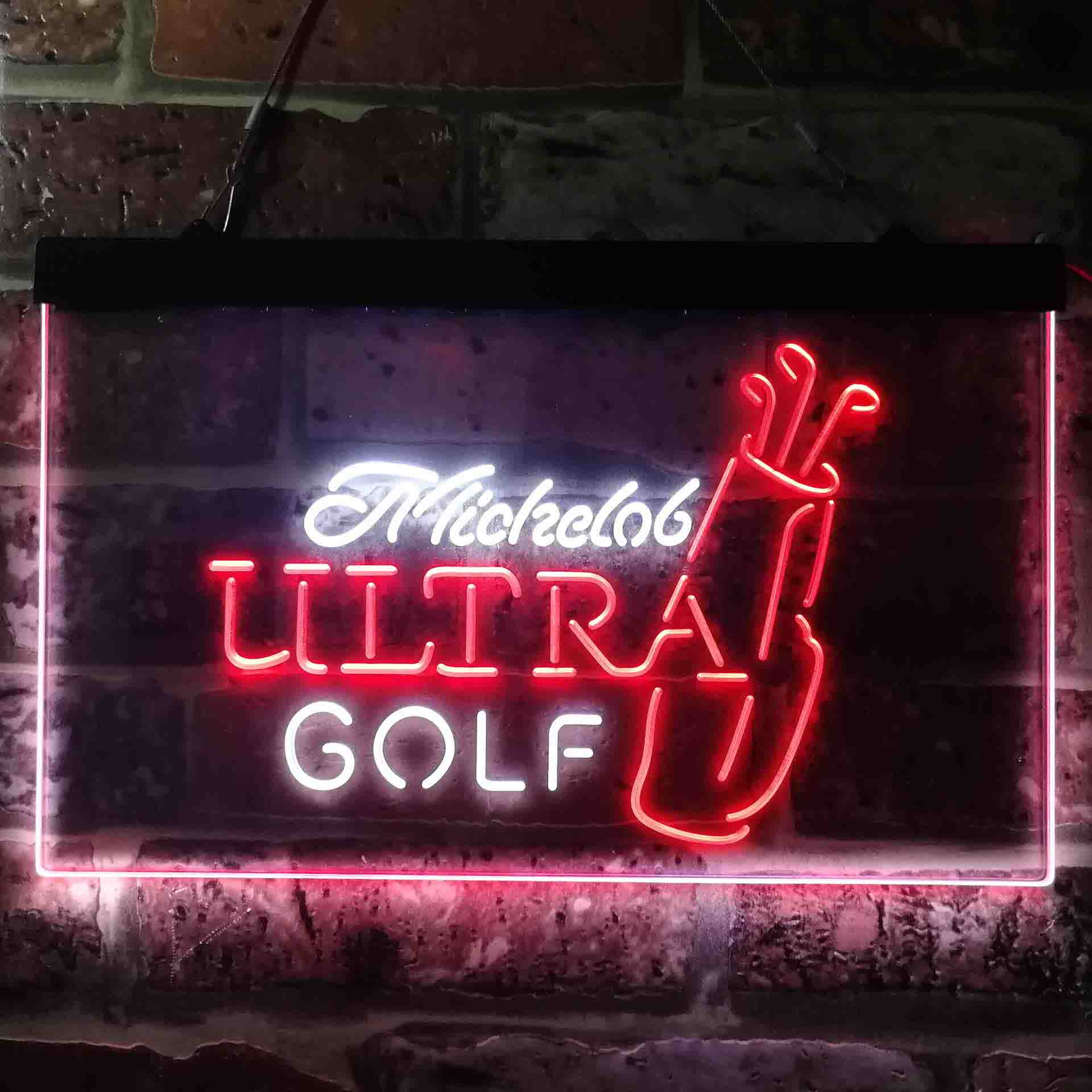 Michelob Ultra Golf Bag Neon LED Sign