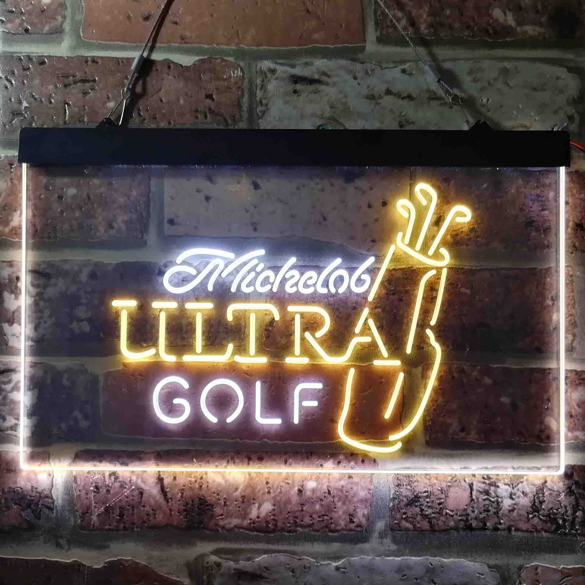 Michelob Ultra Golf Bag Neon LED Sign