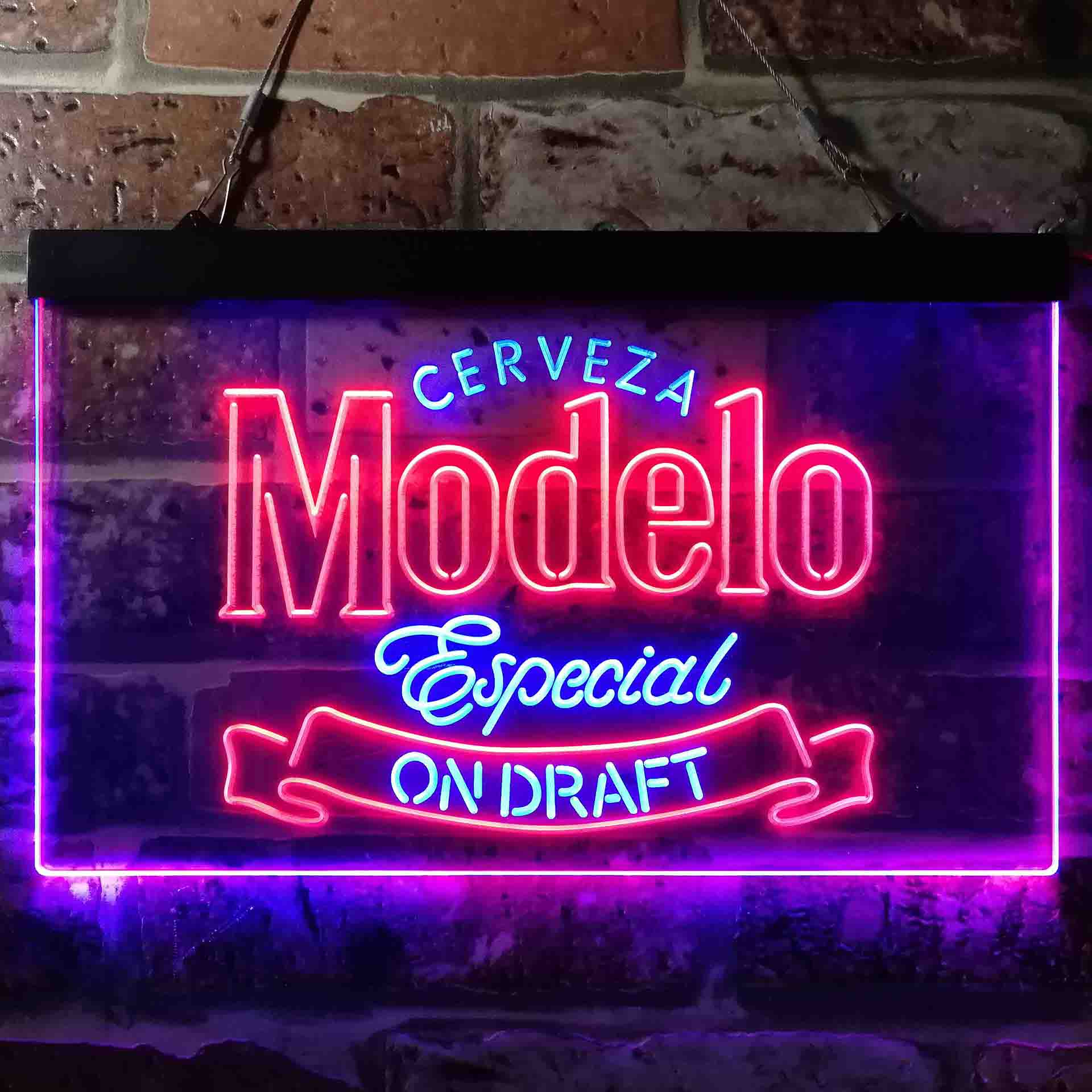 Cerveza Modelo Especial Draft Neon LED Sign