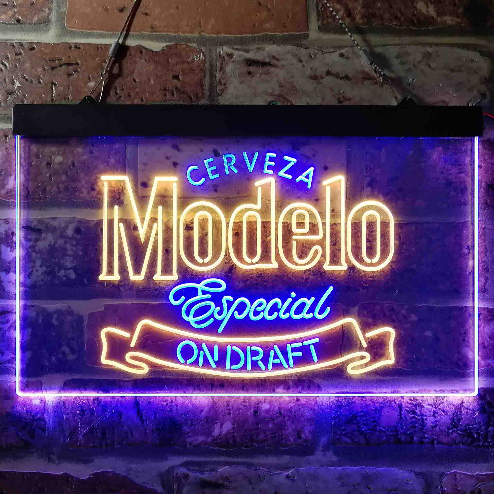 Cerveza Modelo Especial Draft Neon LED Sign