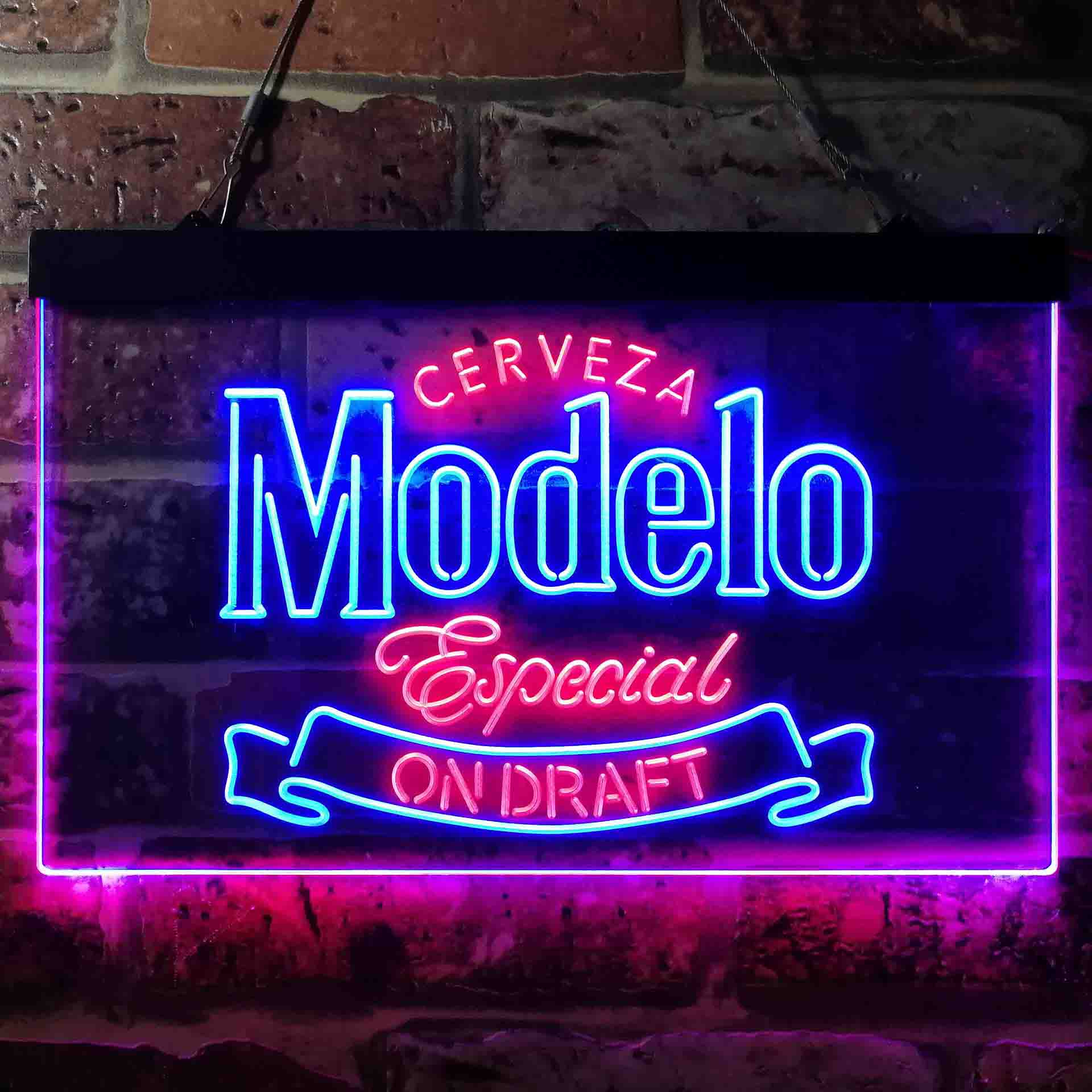 Cerveza Modelo Especial Draft Neon LED Sign