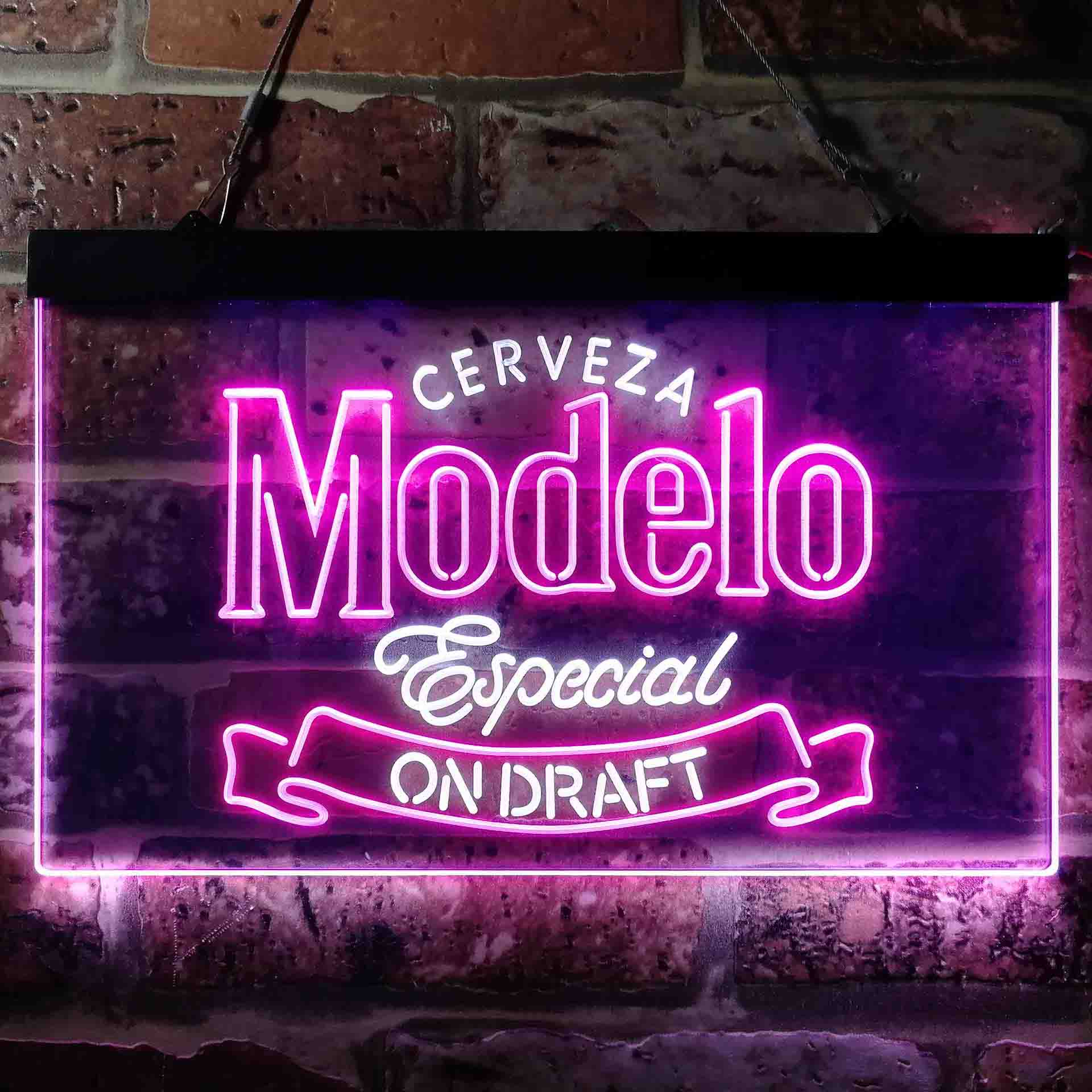 Cerveza Modelo Especial Draft Neon LED Sign