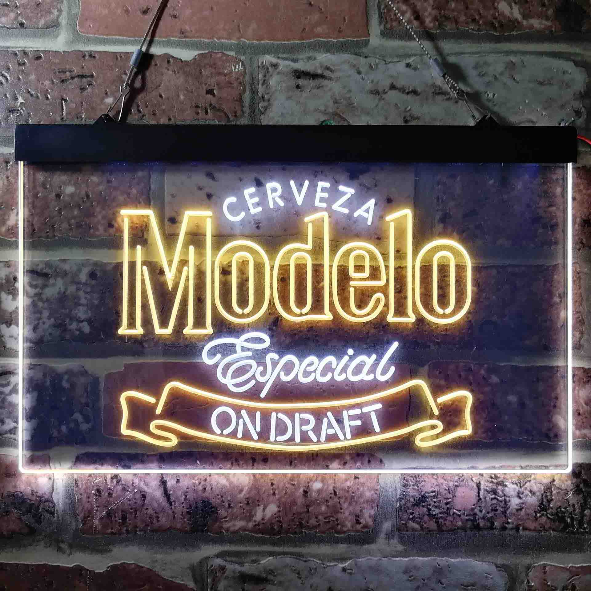 Cerveza Modelo Especial Draft Neon LED Sign