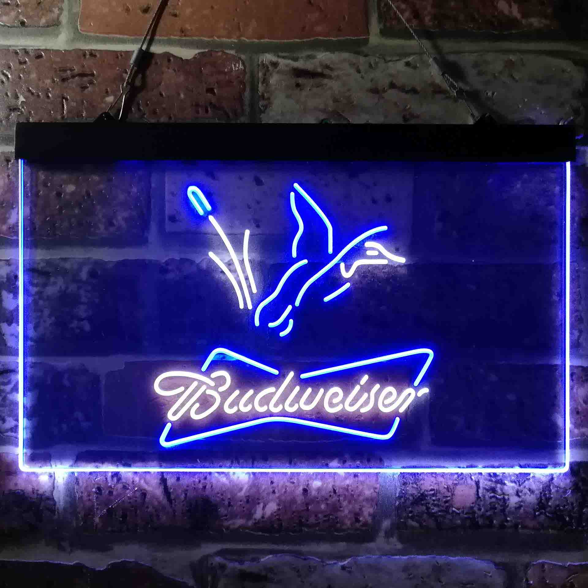 Budweiser Duck Hunting Neon LED Sign