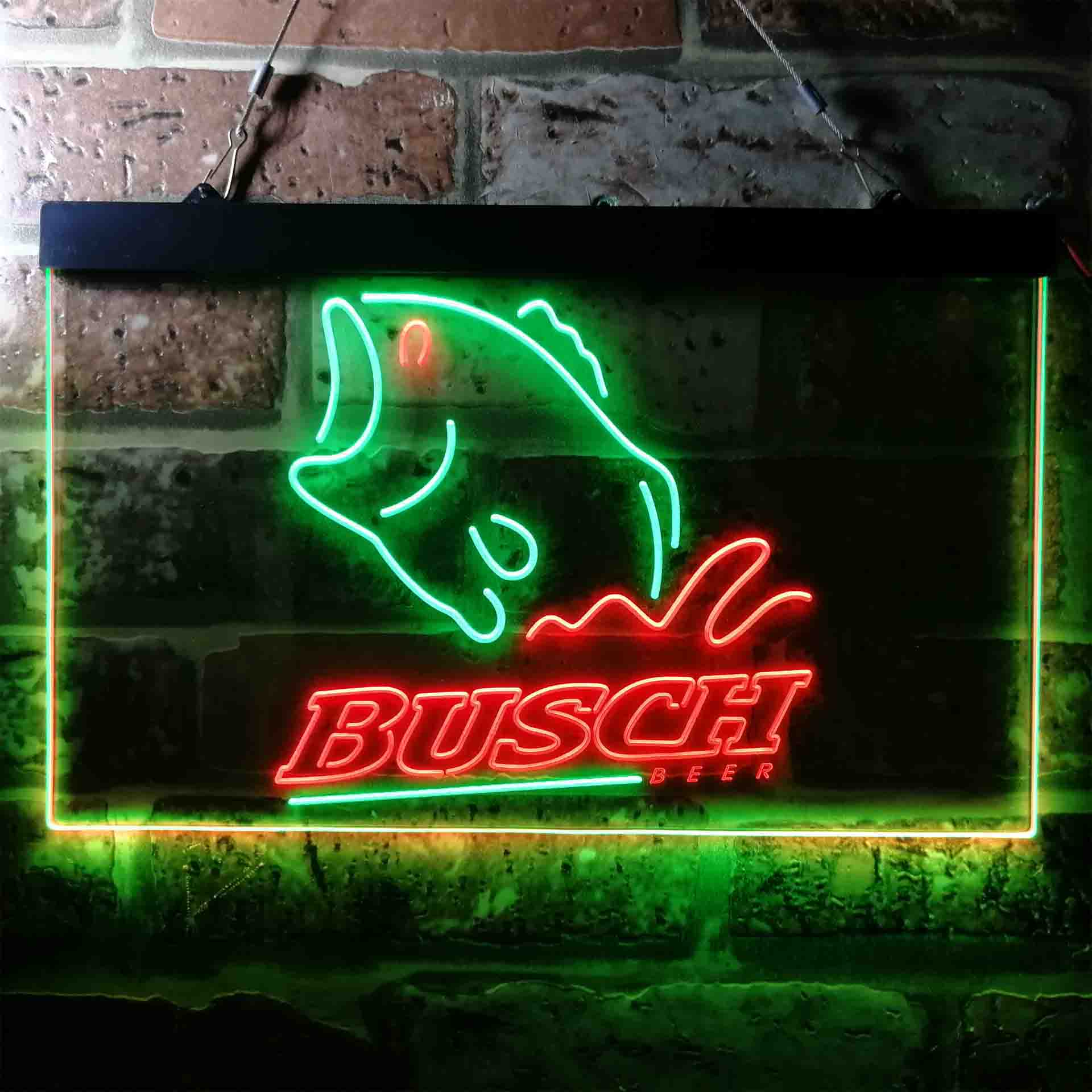 Busch Beer Fishing Camp Neon LED Sign