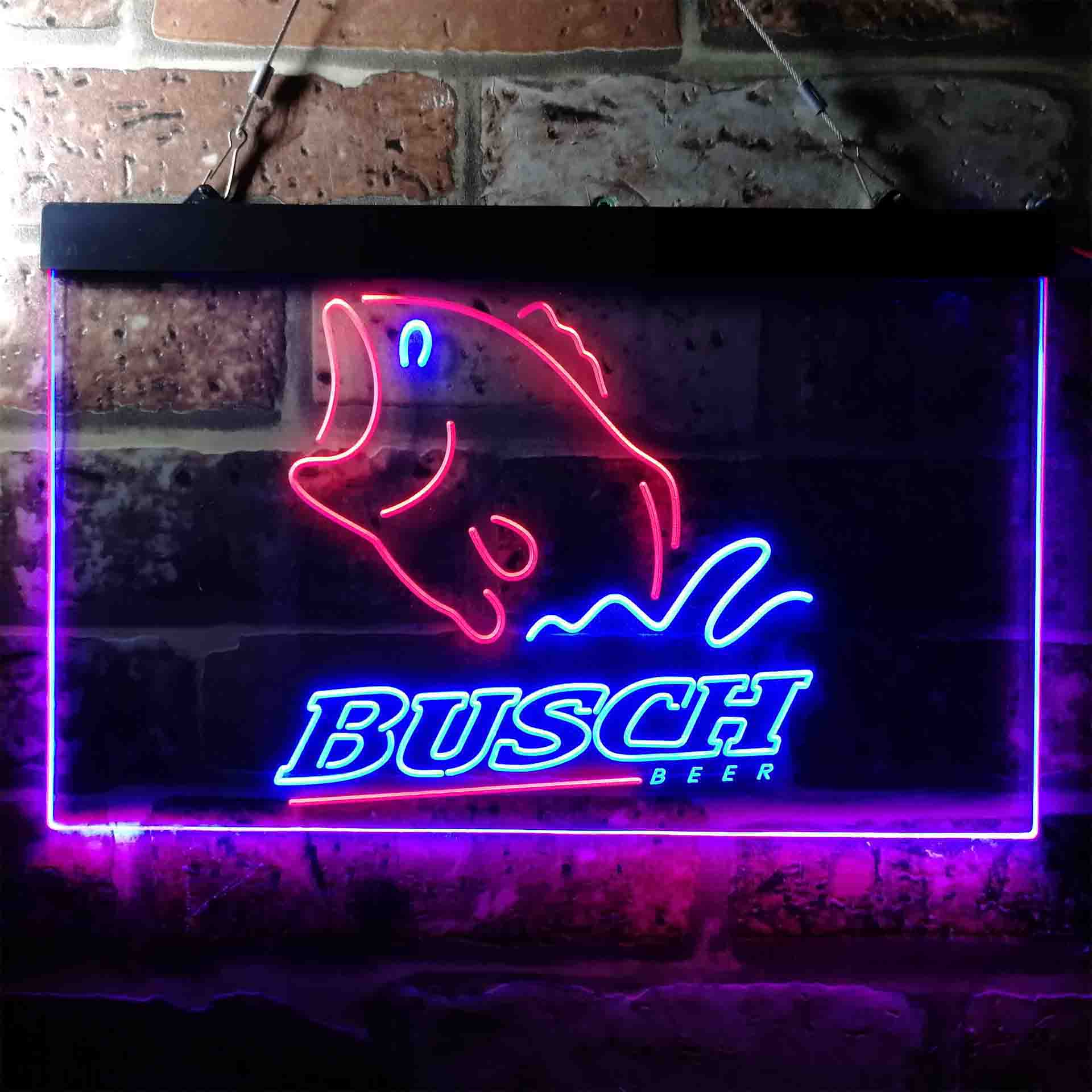 Busch Beer Fishing Camp Neon LED Sign