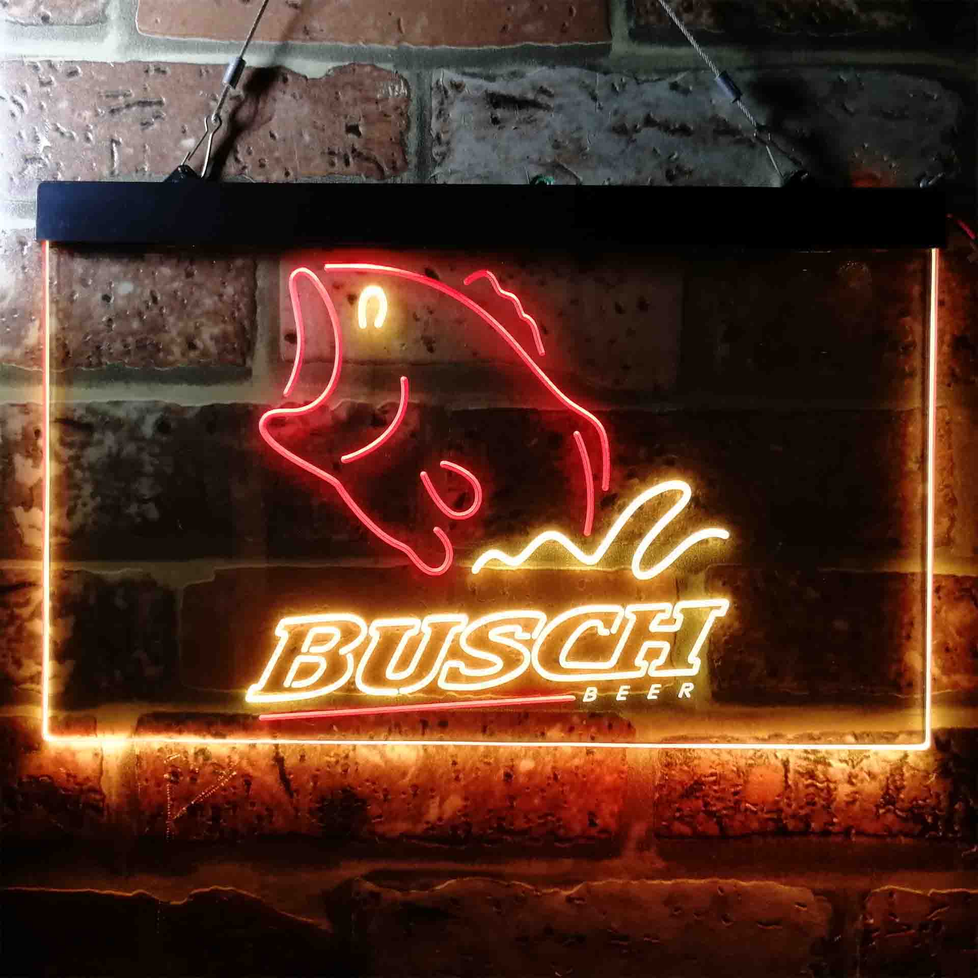 Busch Beer Fishing Camp Neon LED Sign