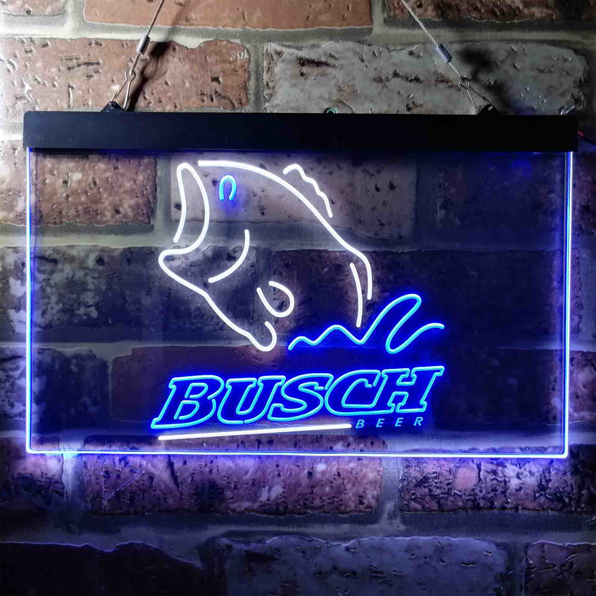 Busch Beer Fishing Camp Neon LED Sign