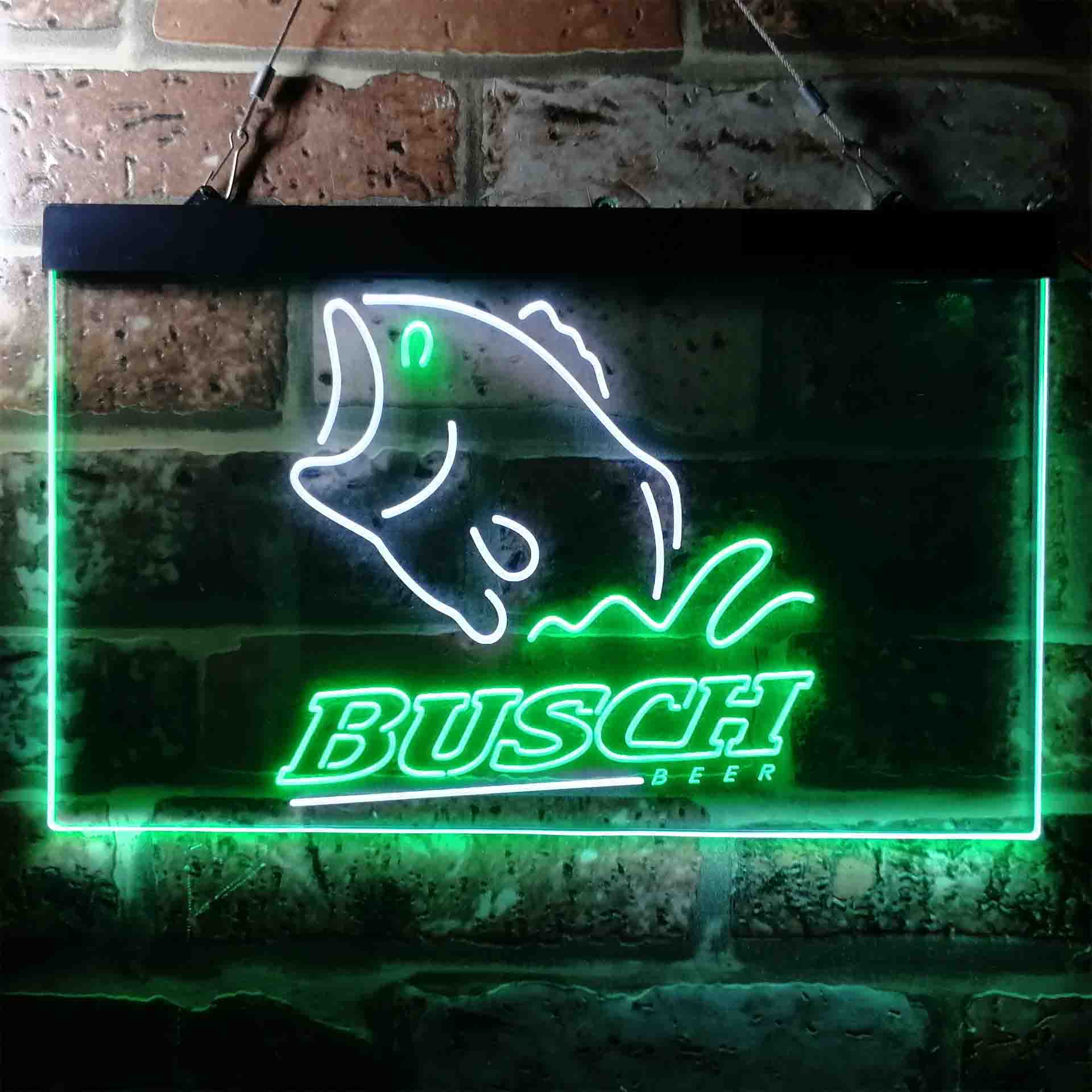 Busch Beer Fishing Camp Neon LED Sign