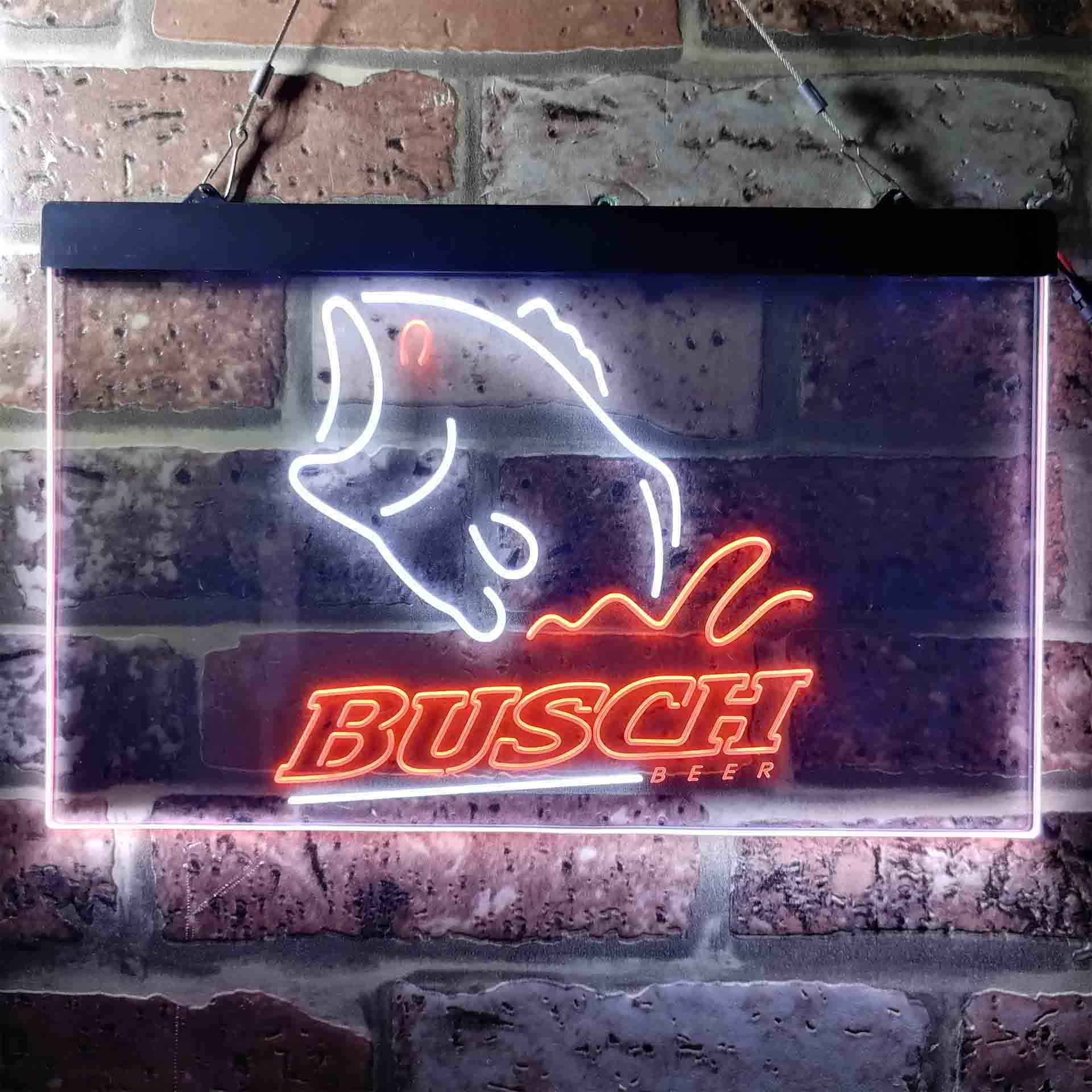 Busch Beer Fishing Camp Neon LED Sign