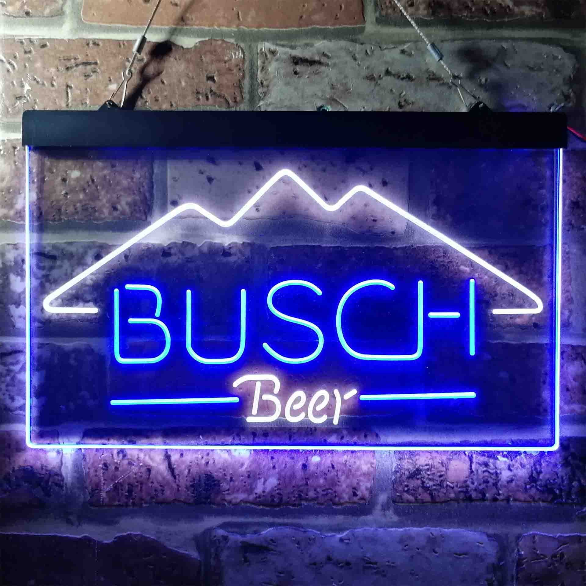 Busch Beer Mountain Neon LED Sign