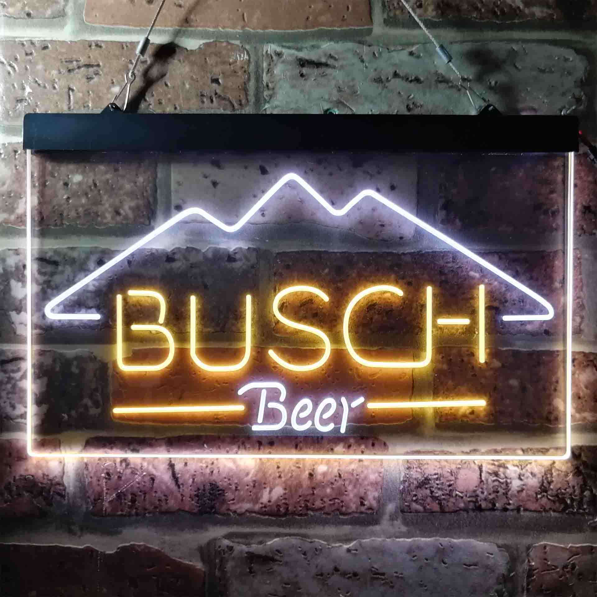 Busch Beer Mountain Neon LED Sign