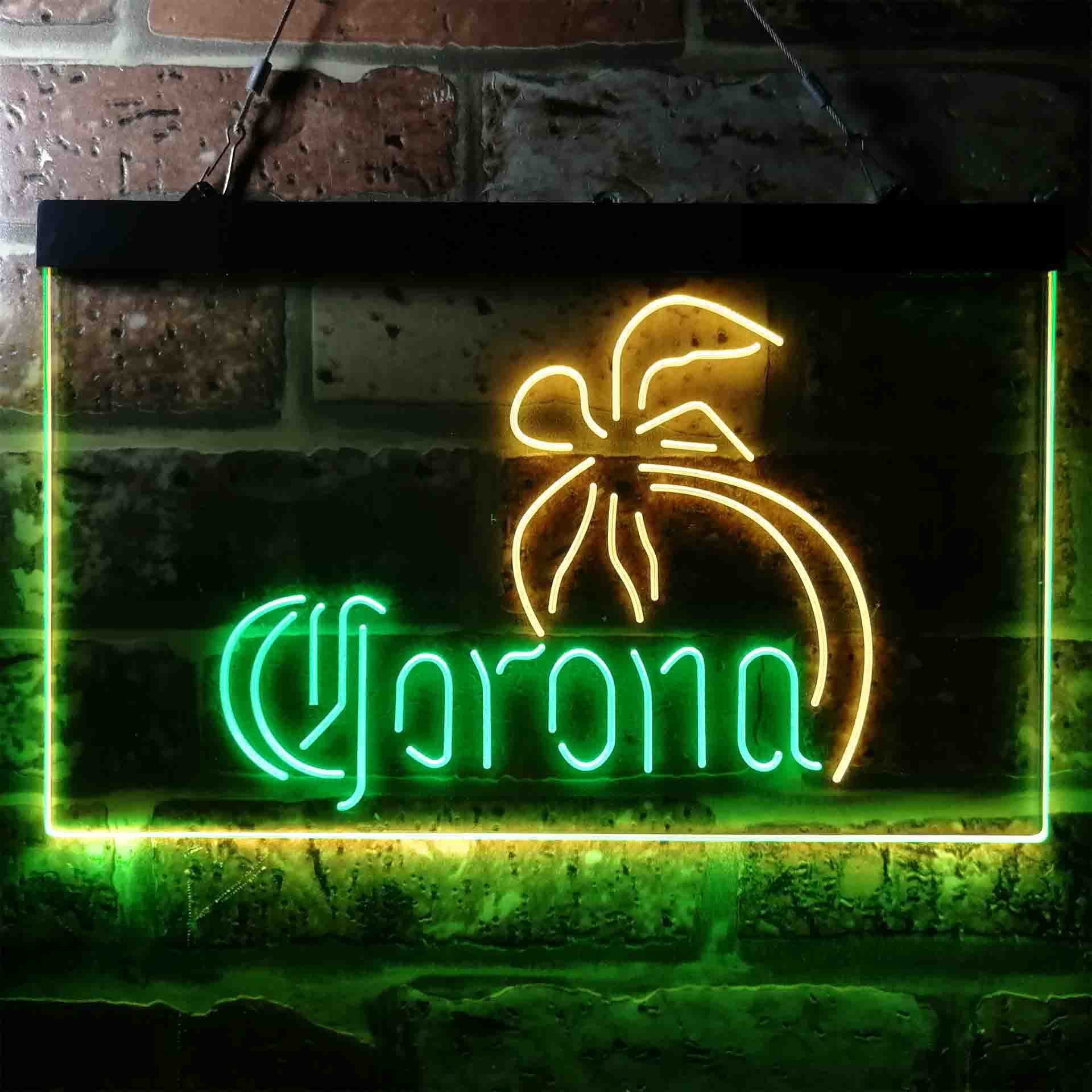 Corona Palm Tree Island Simple Neon LED Sign