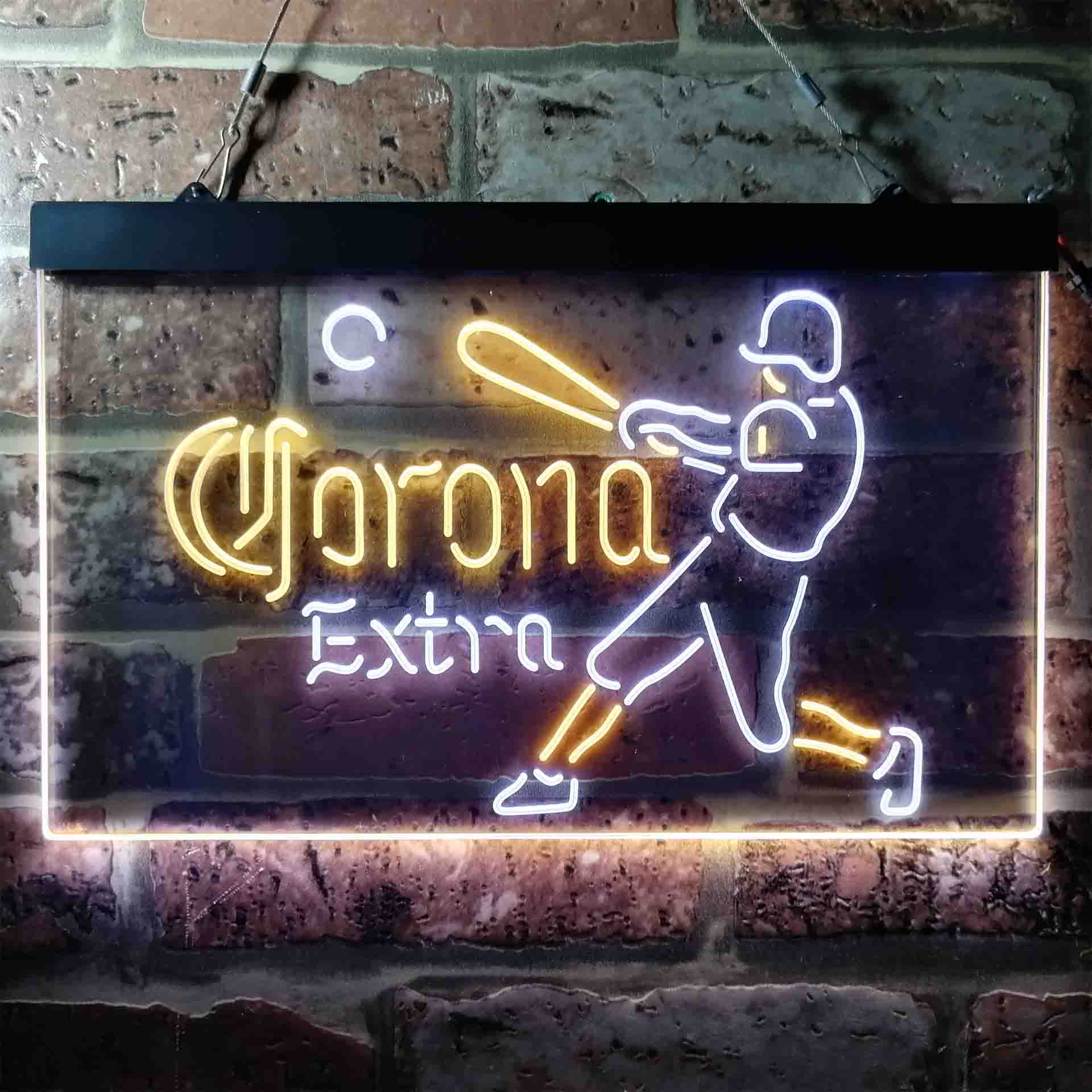 Corona Extra Baseball Neon LED Sign